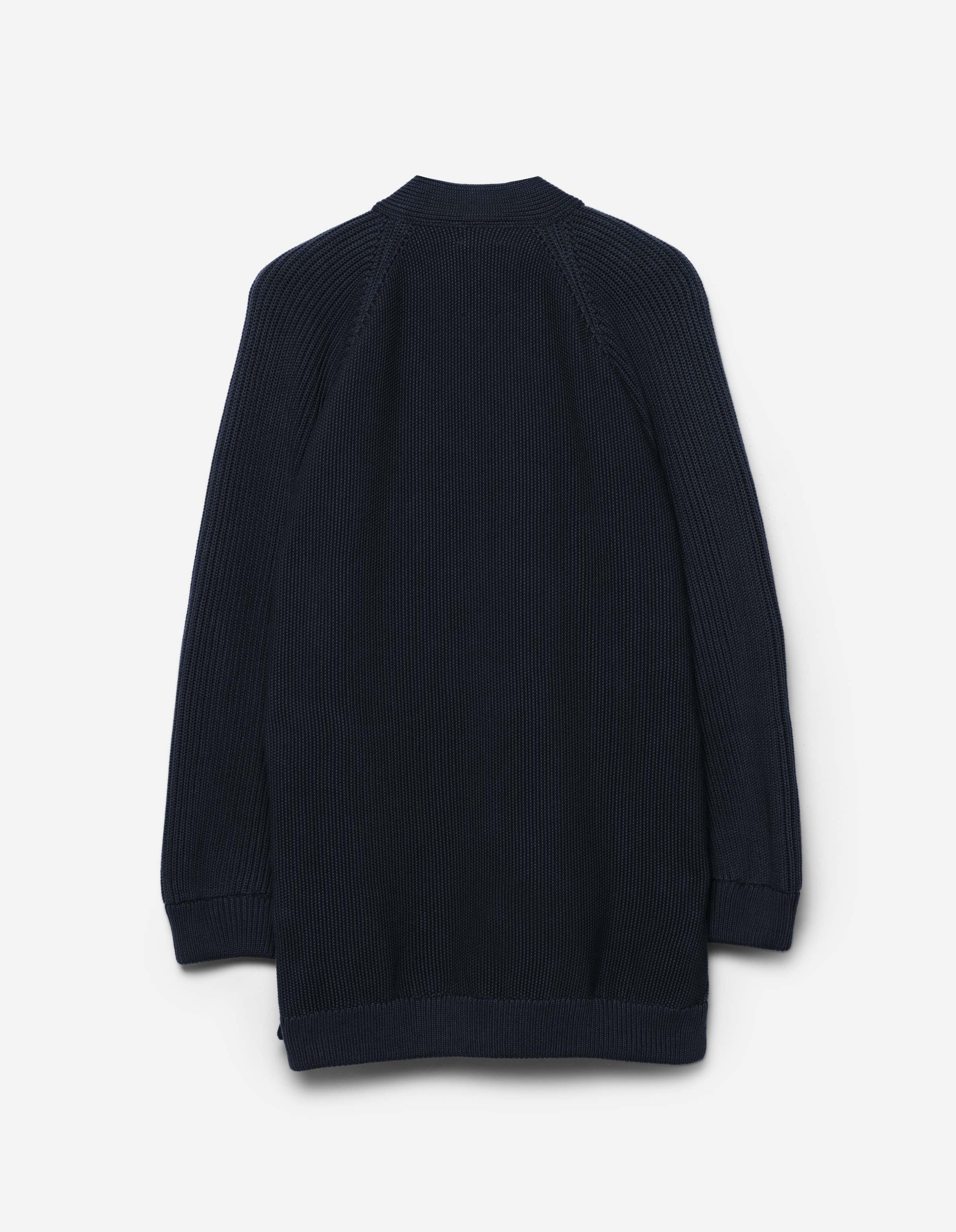 7272 Maharishi Knitted Kimono Navy - Image 9