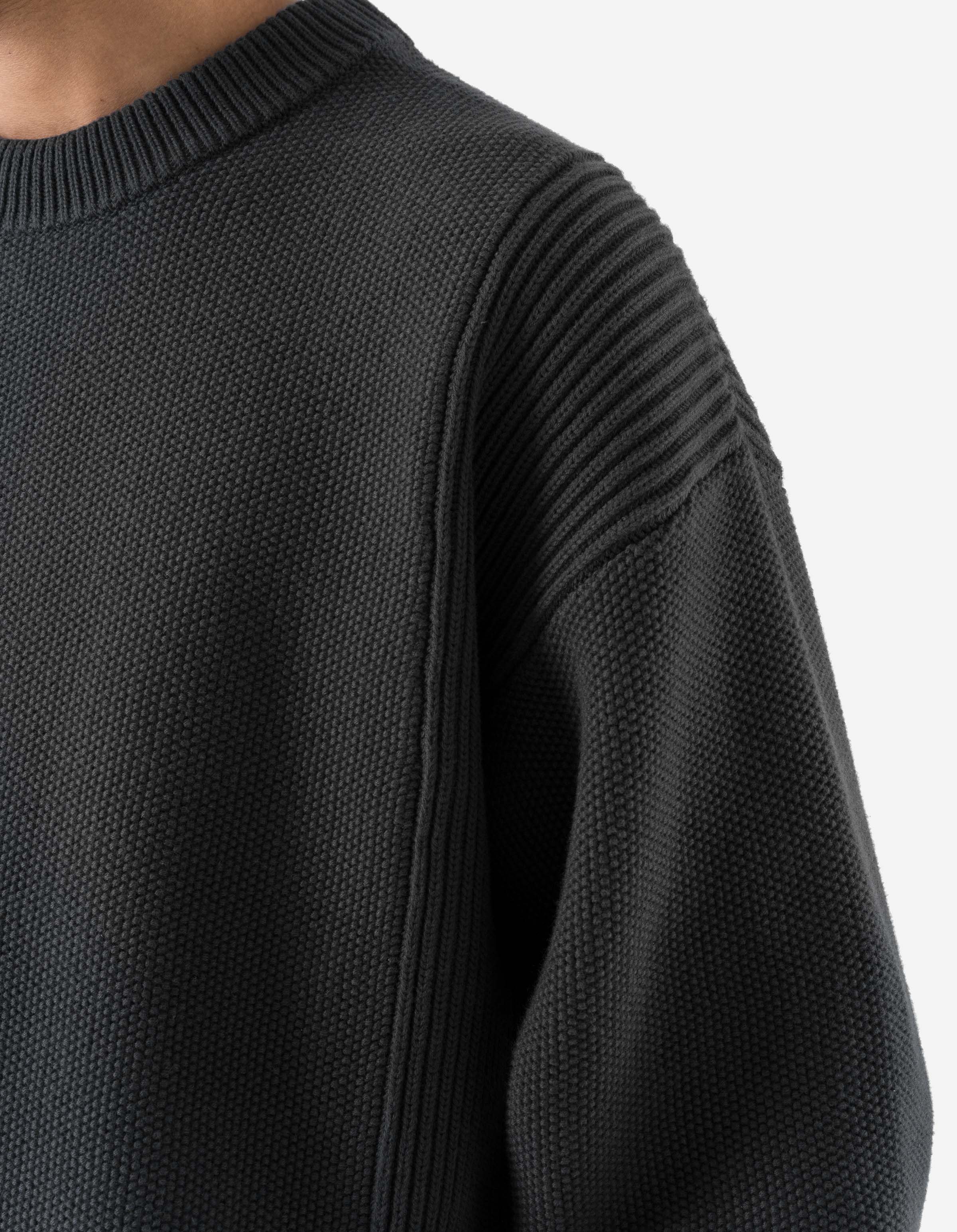 7273 Maharishi Knitted Crew Black - Image 5