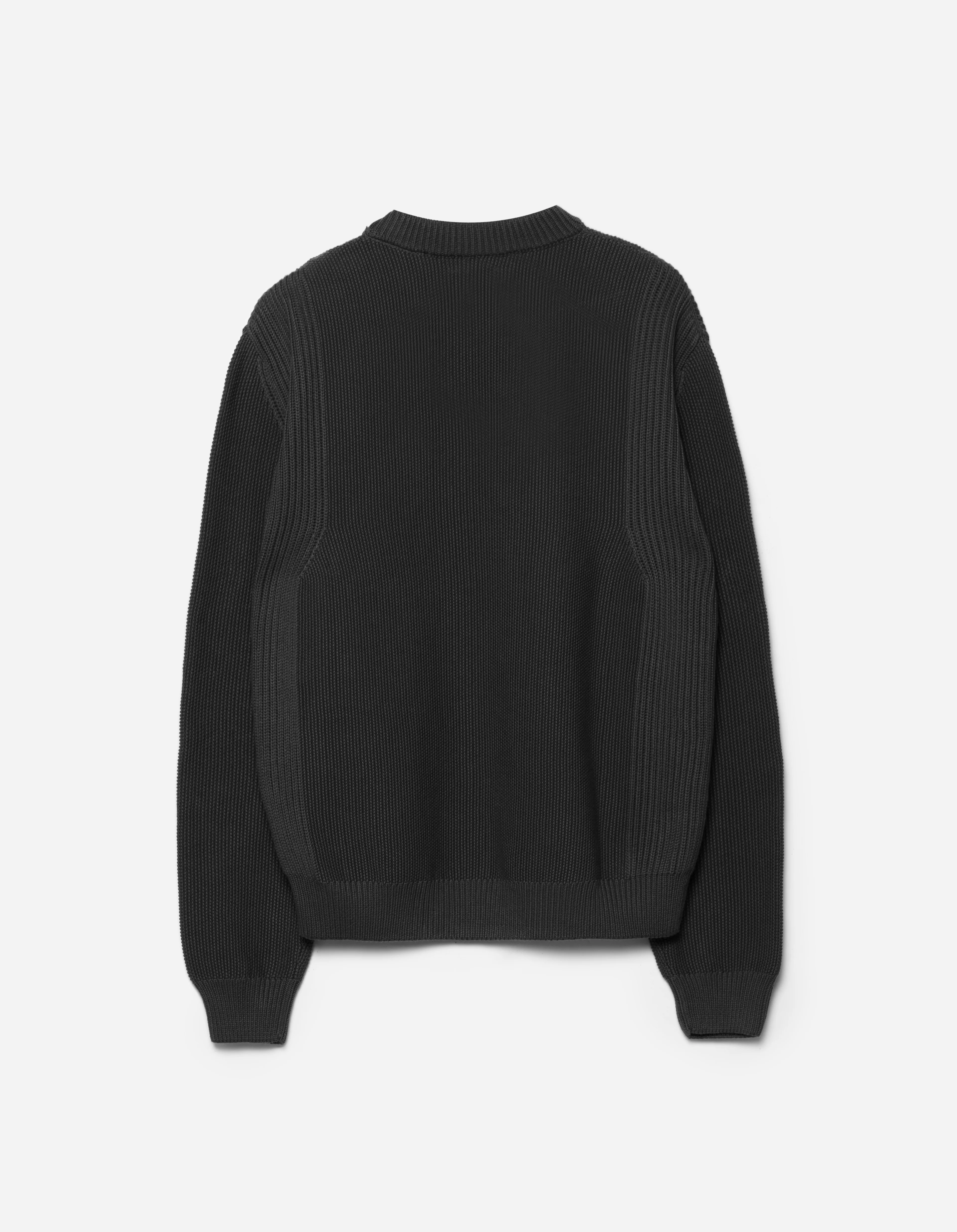 7273 Maharishi Knitted Crew Black - Image 6