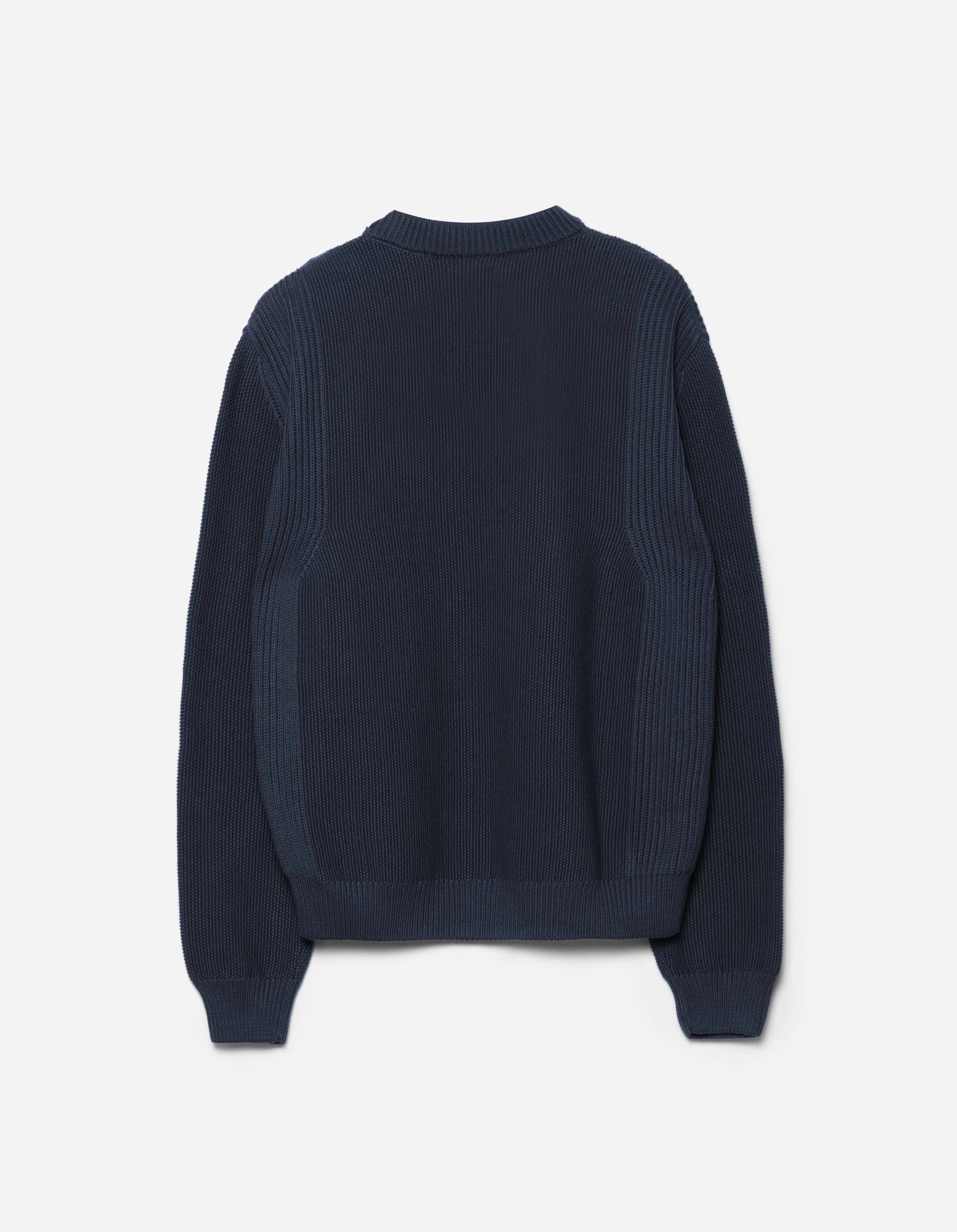 7273 Maharishi Knitted Crew Navy - Image 6