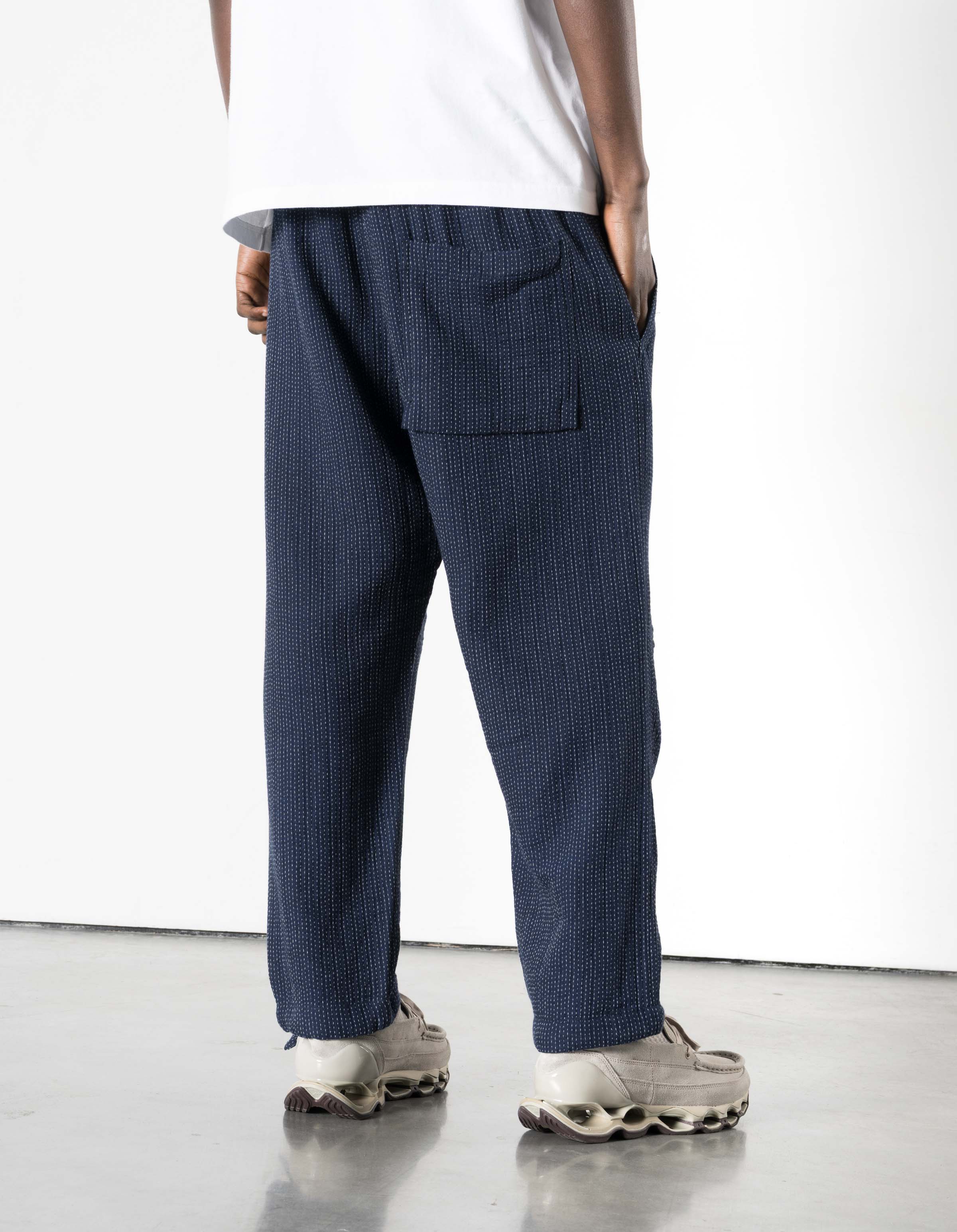 7300 Light Kantha Asym Track Pant Indigo - Image 5