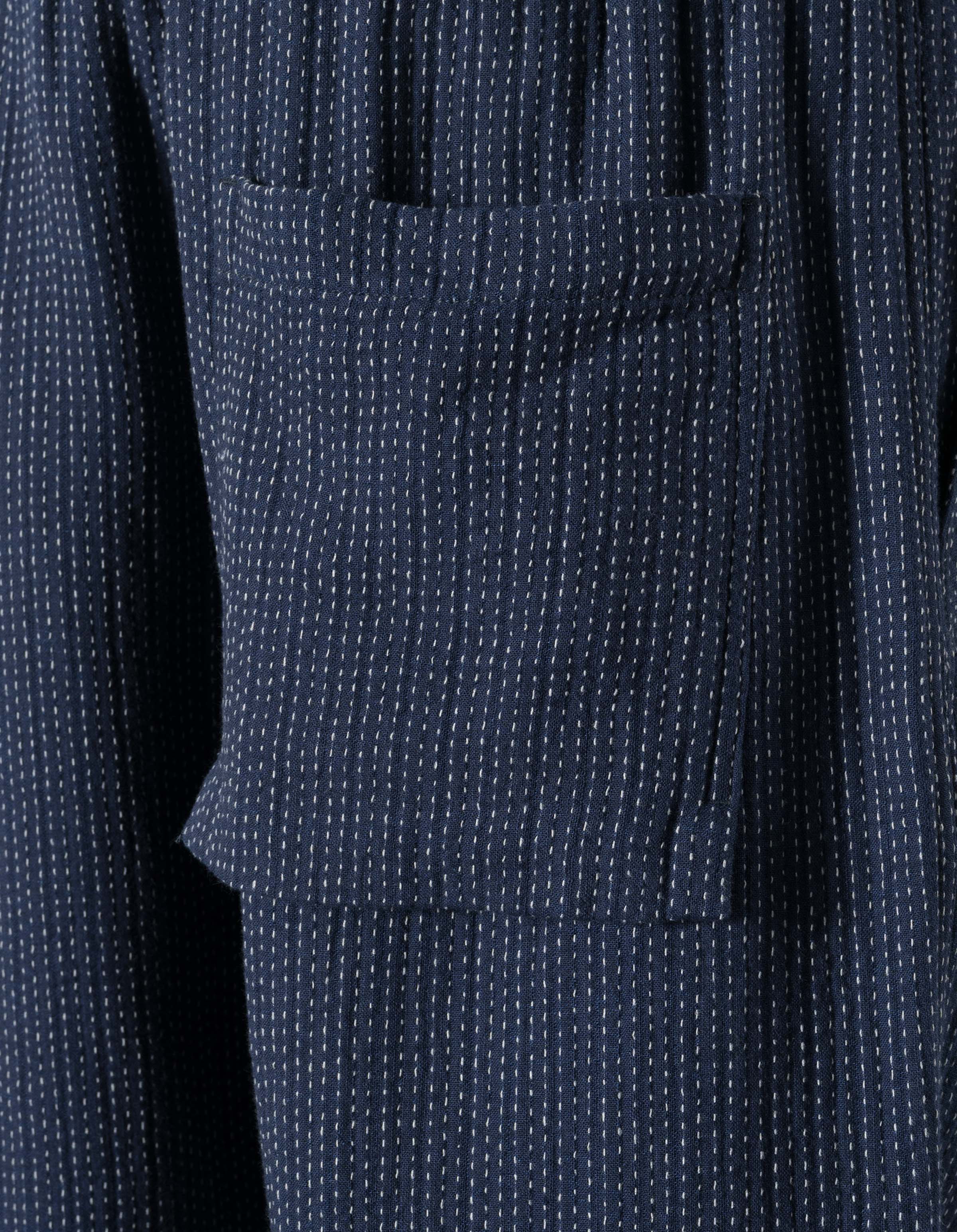7300 Light Kantha Asym Track Pant Indigo - Image 8