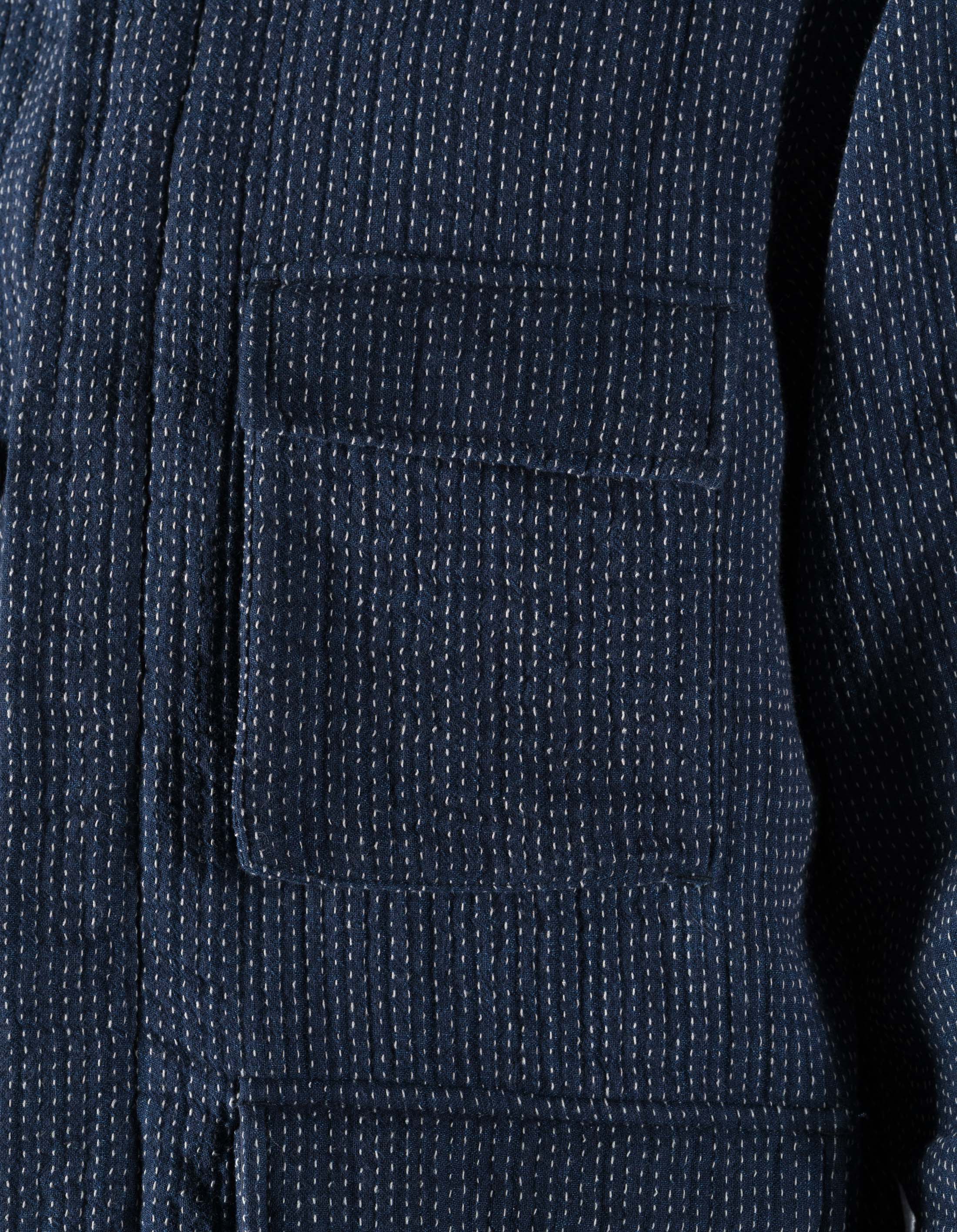 7302 Utility L/S Shirt Indigo - Image 7