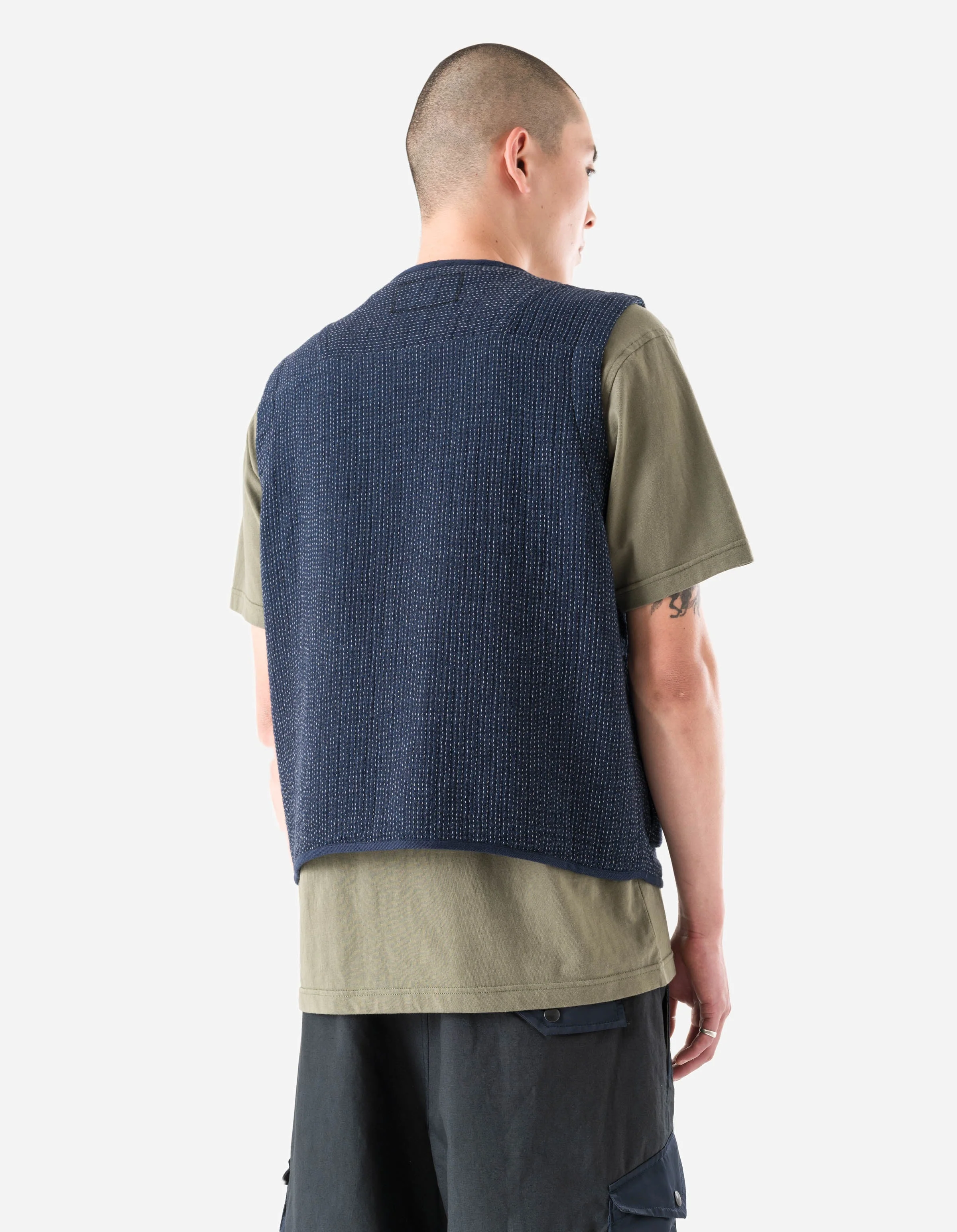 7303 Utility Vest Indigo - Image 6