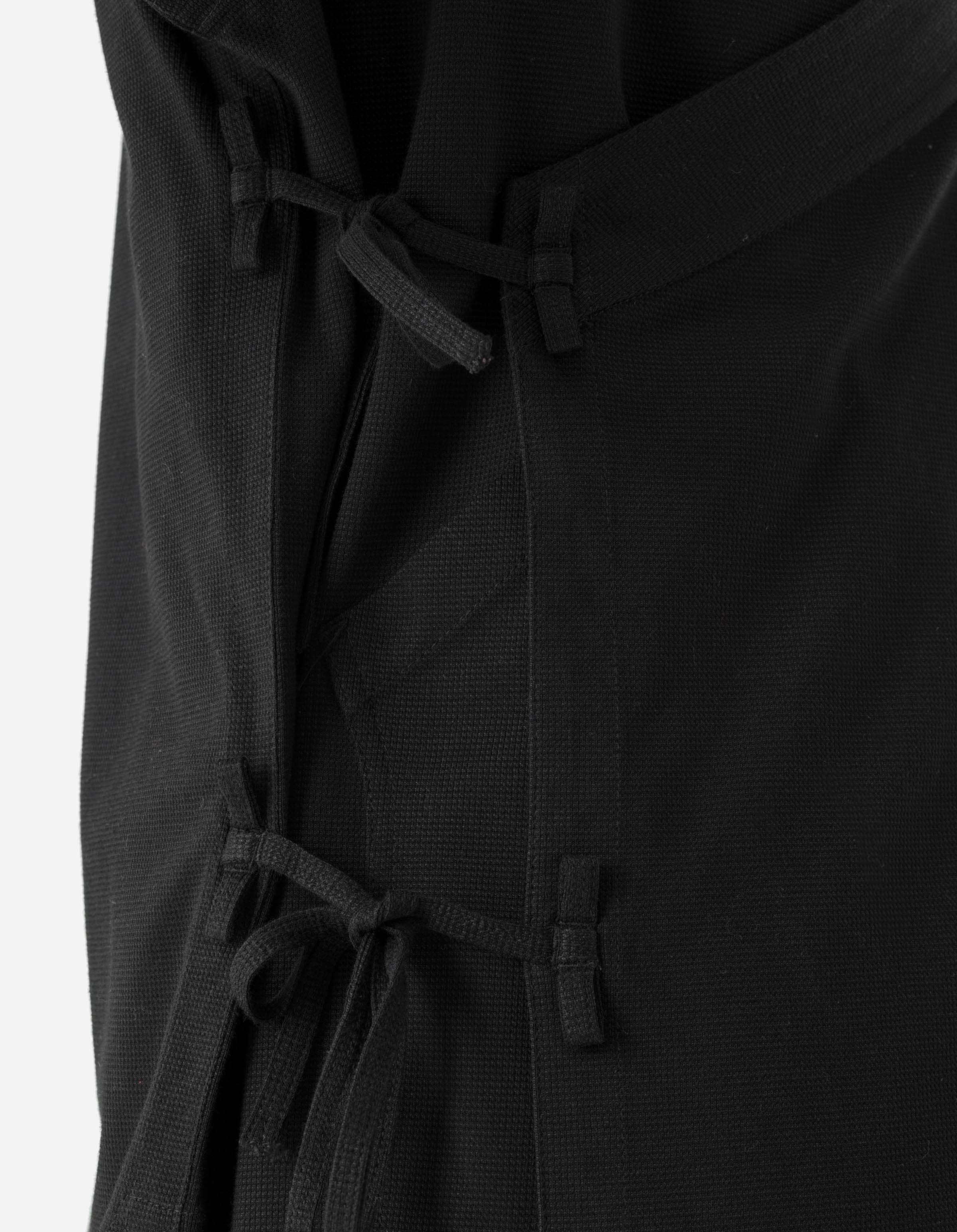 7309 Coolmax® Mesh Asym Monk Shirt Black - Image 5
