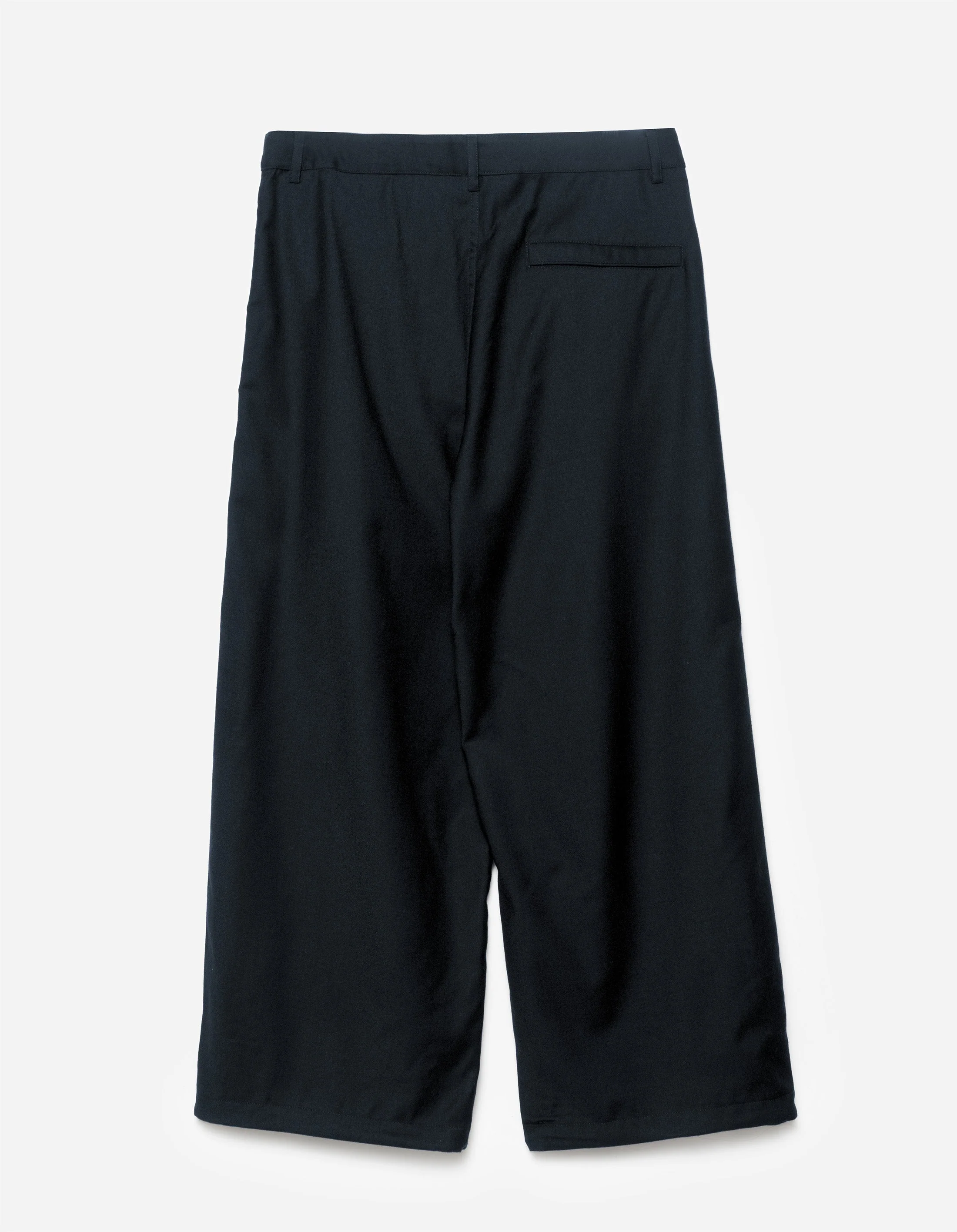 7312 Maha Asym Linen Pleated Pants Navy - Image 8