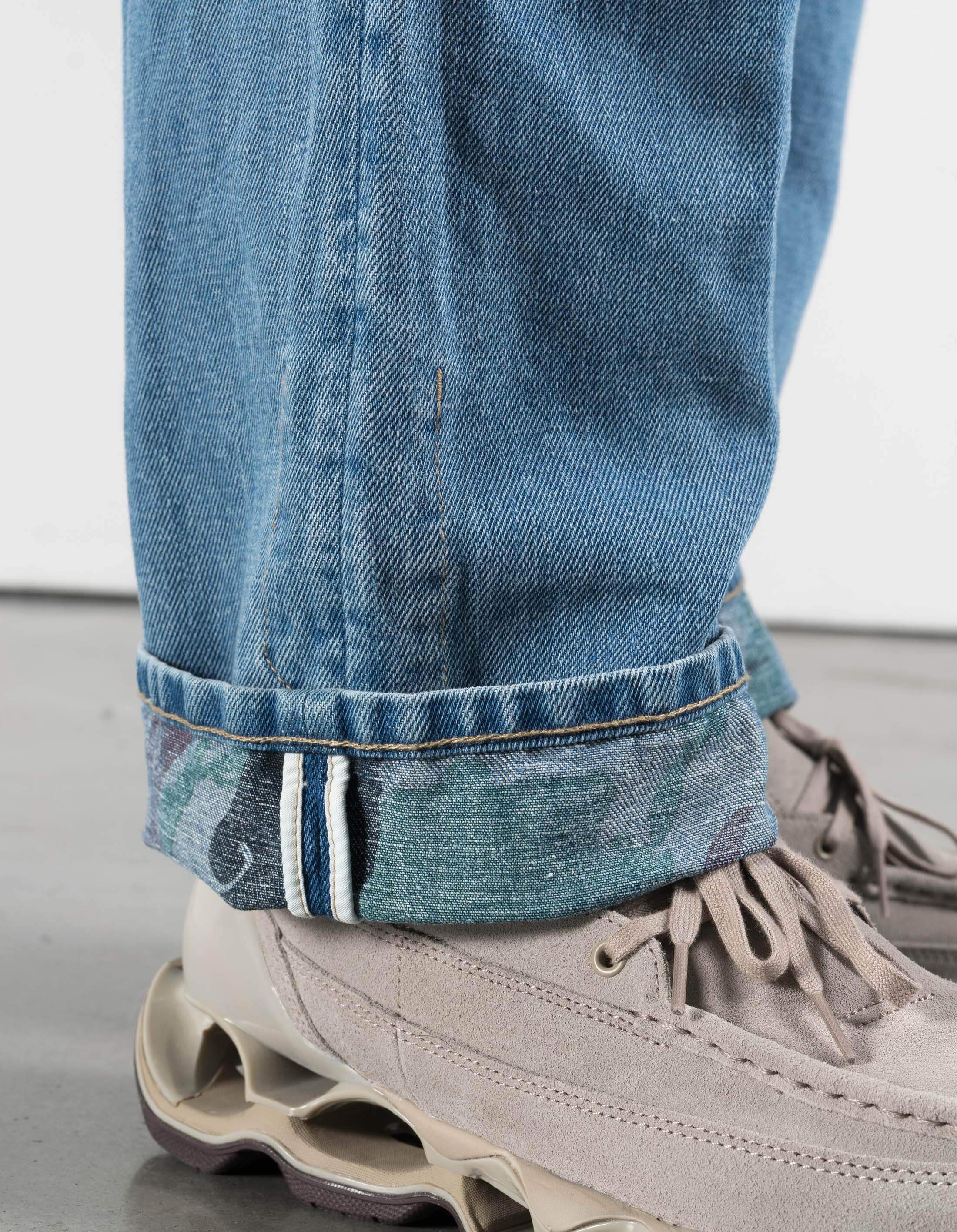 7315 Hemp Denim Washed Jeans Washed Indigo - Image 5