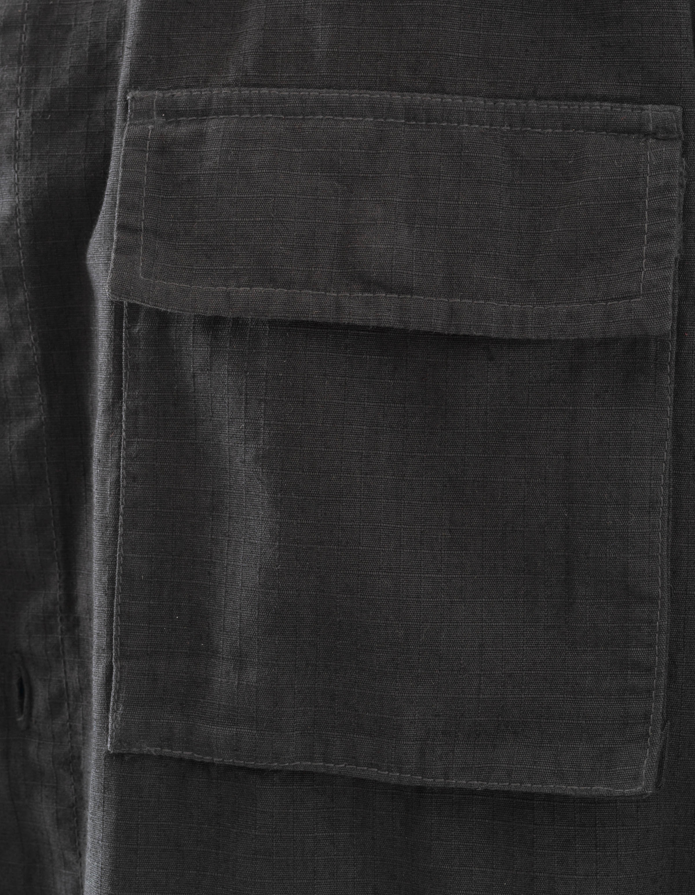 7318 Hemp Ripstop BDU Shirt Black - Image 3