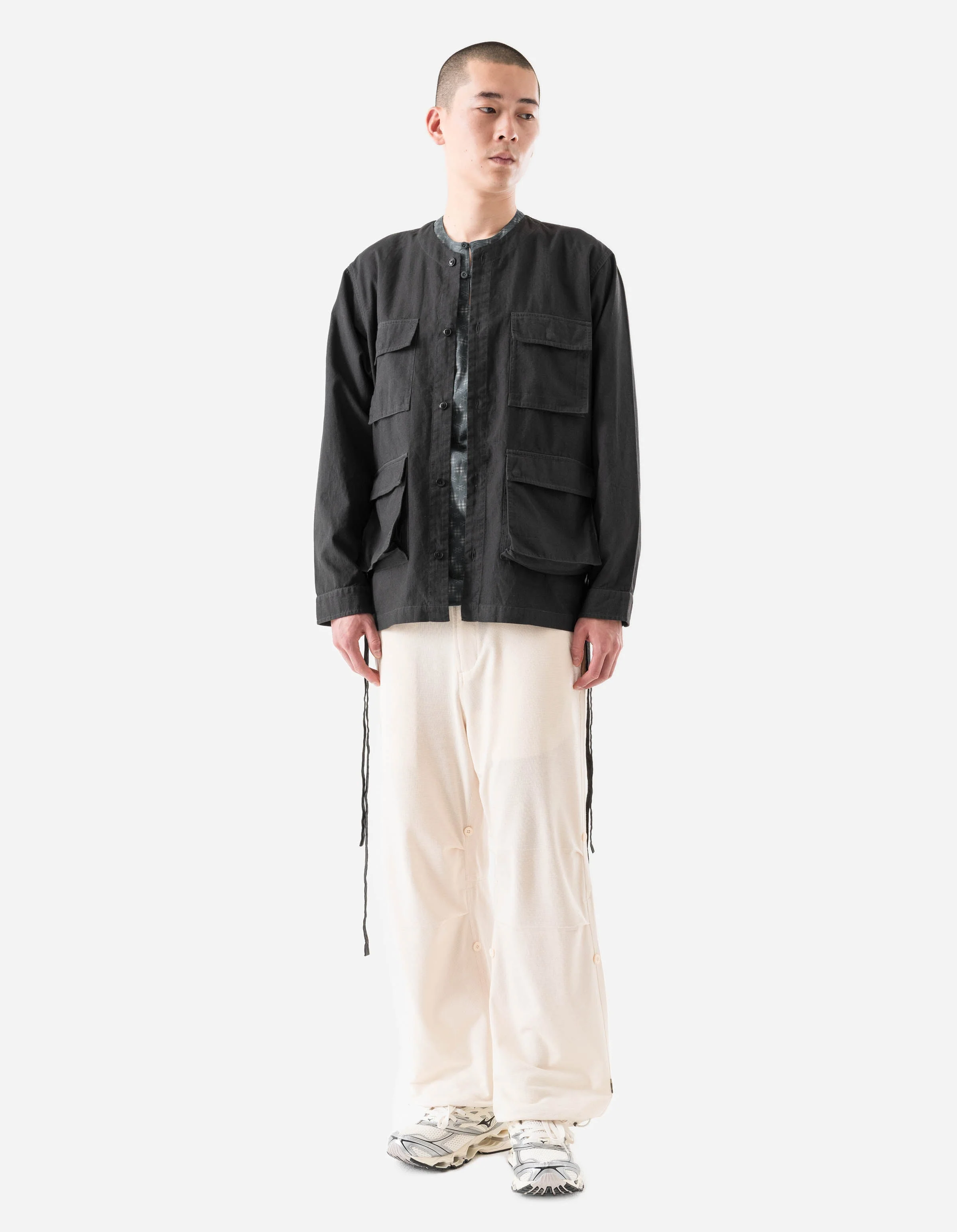7318 Hemp Ripstop BDU Shirt Black - Image 7