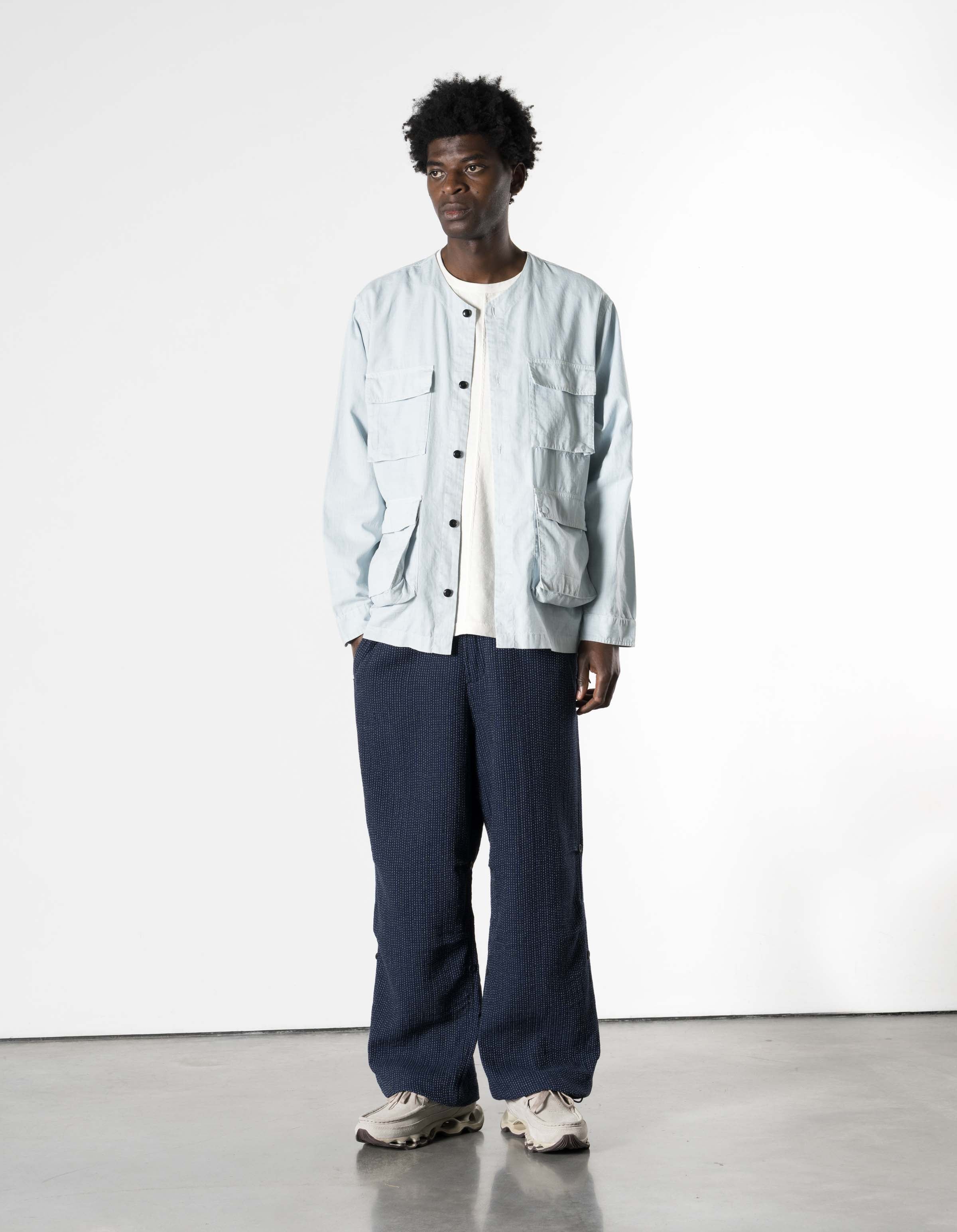 7318 Hemp Ripstop BDU Shirt Light Blue - Image 2
