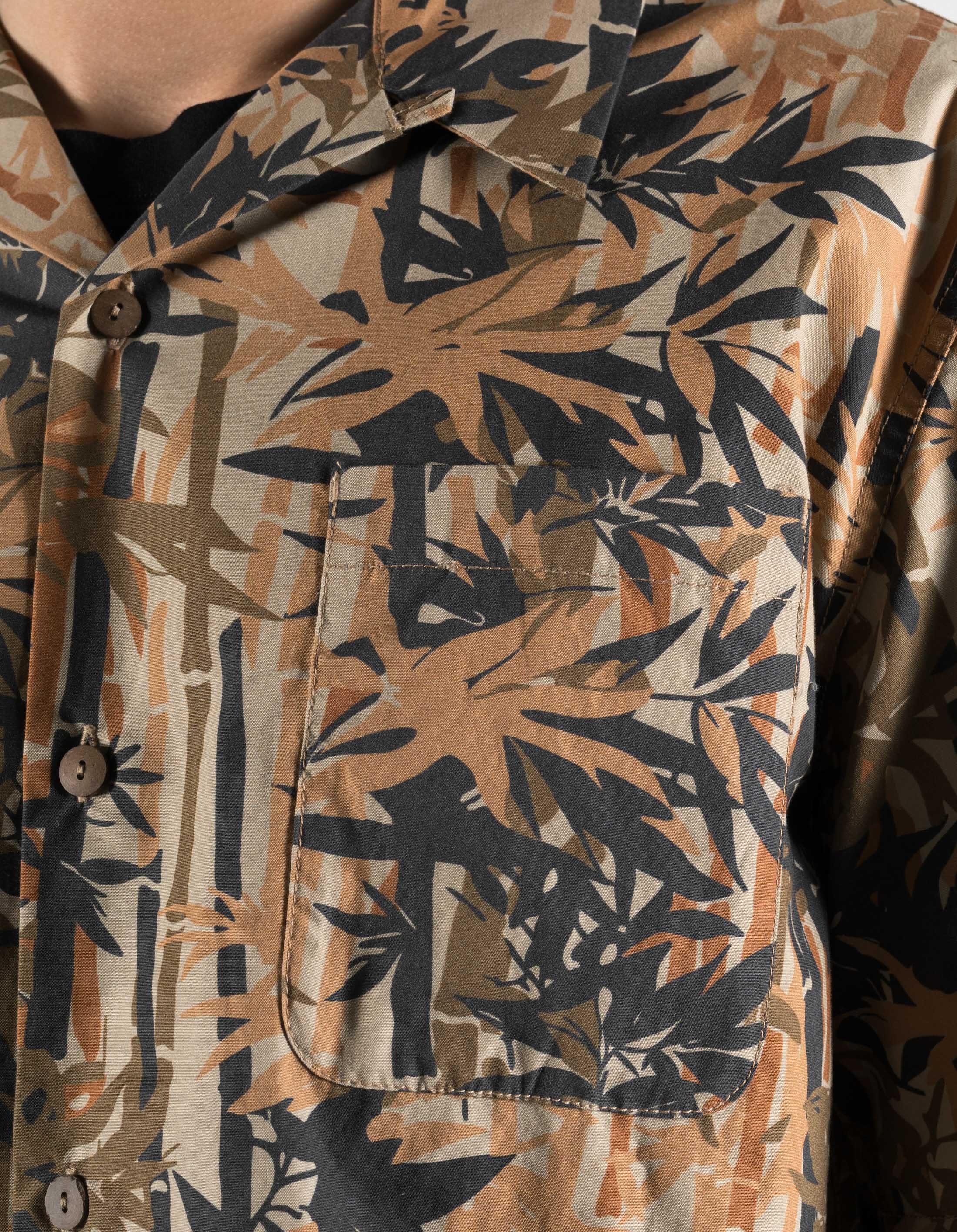 7349 DPM: Bamboo Camp Collar Shirt Woodland - Image 5