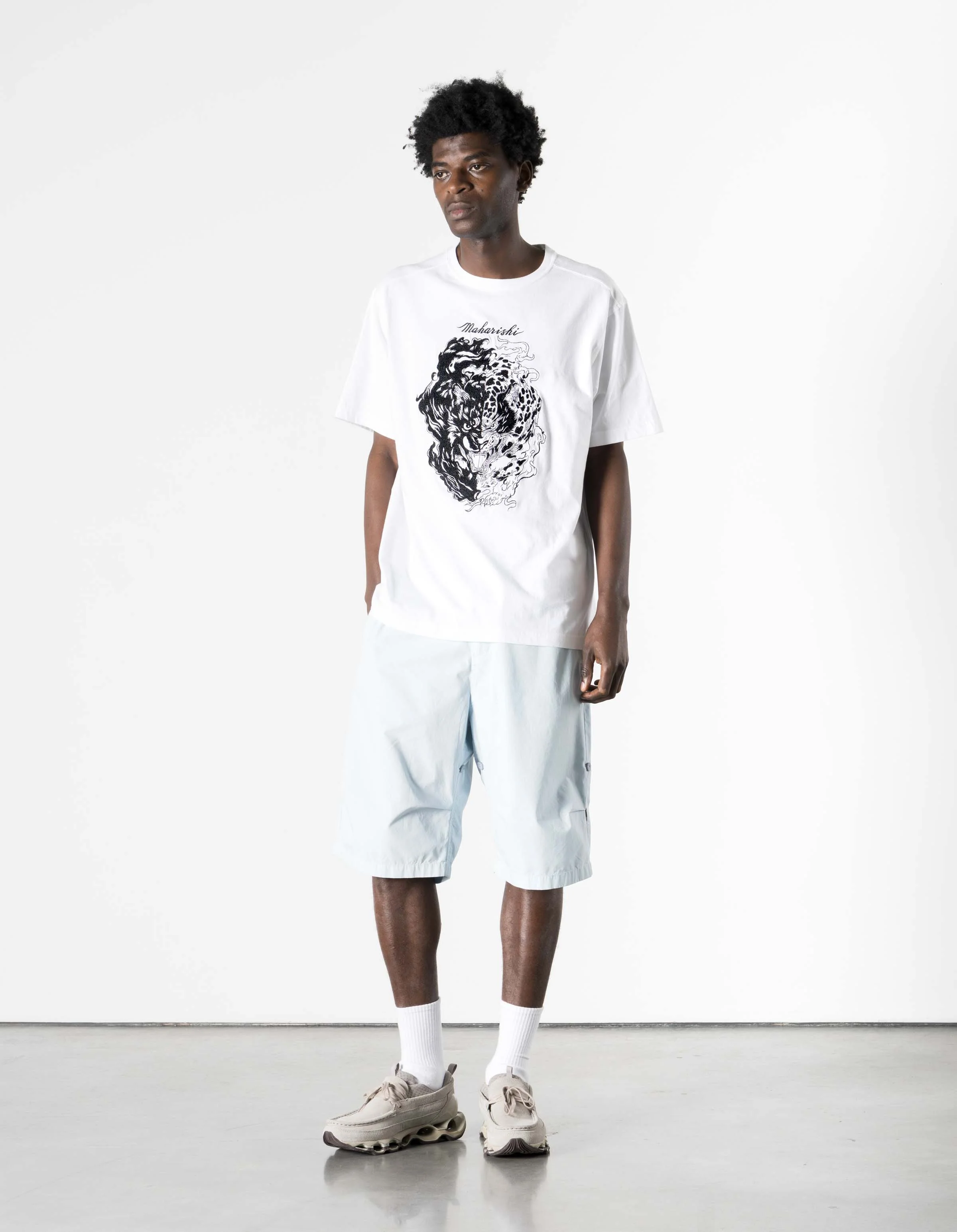 7351 Chimera Panther S/S T-Shirt White - Image 2