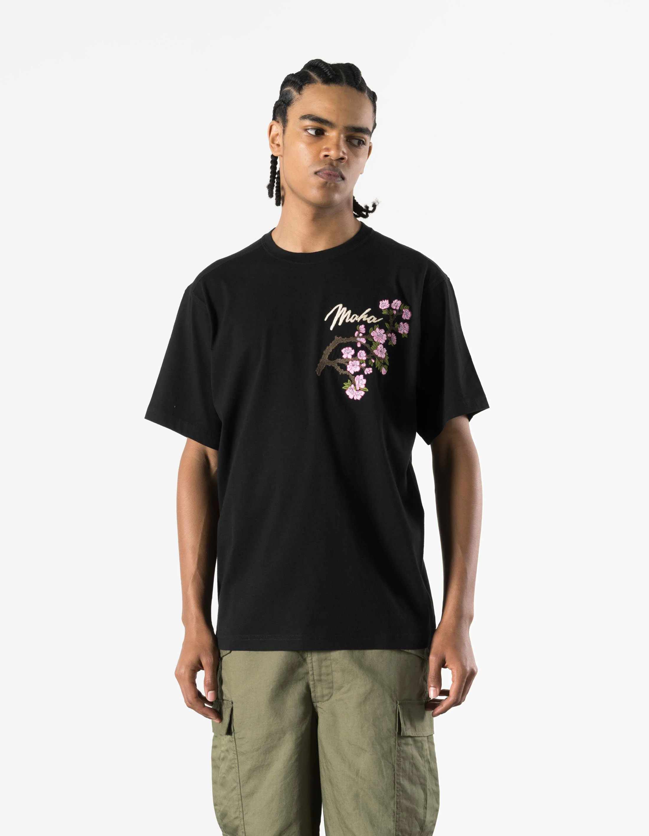 7352 Sakura Serenity S/S T-Shirt Black - Image 2