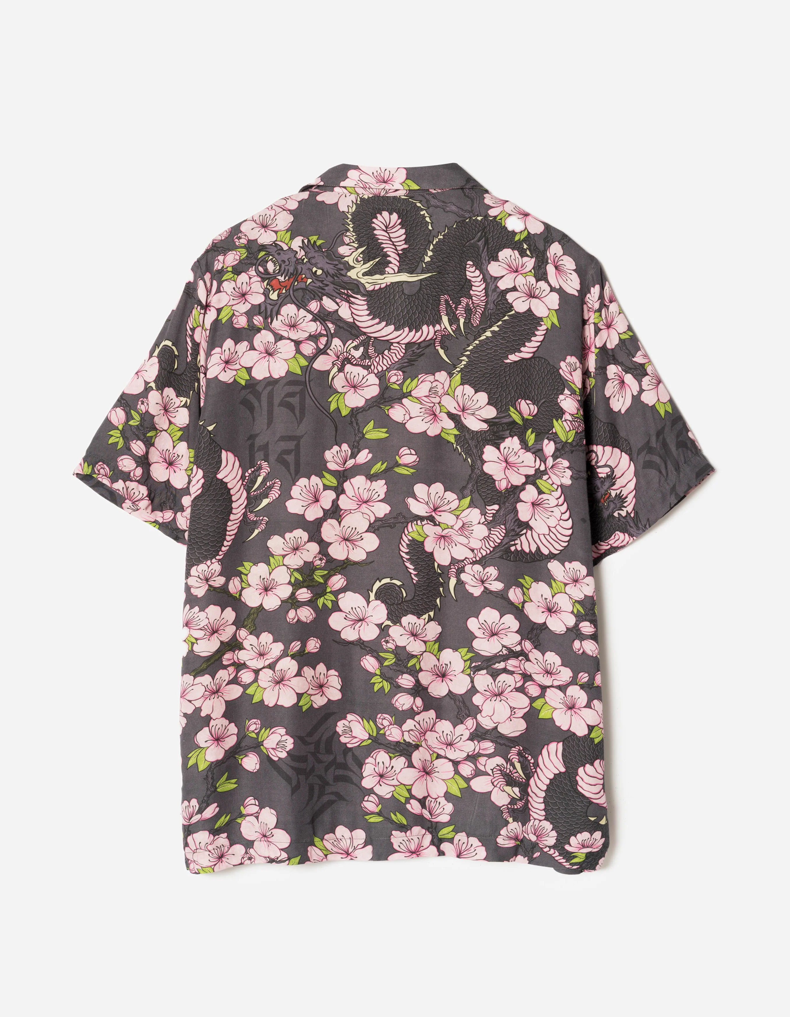 7359 Sakura Camp Collar Shirt Navy - Image 10