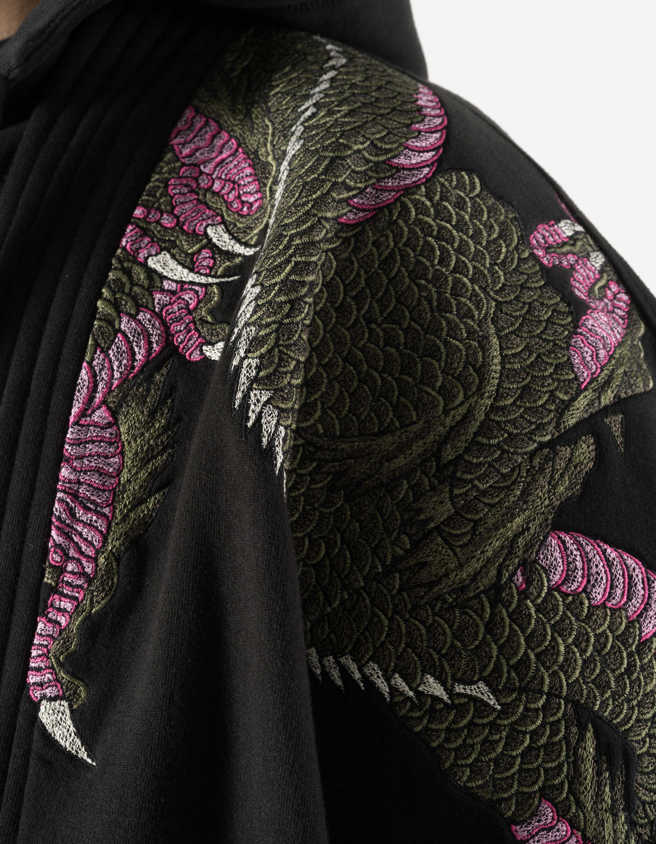 7361 Sakura Serenity Sweat Kimono Black - Image 5