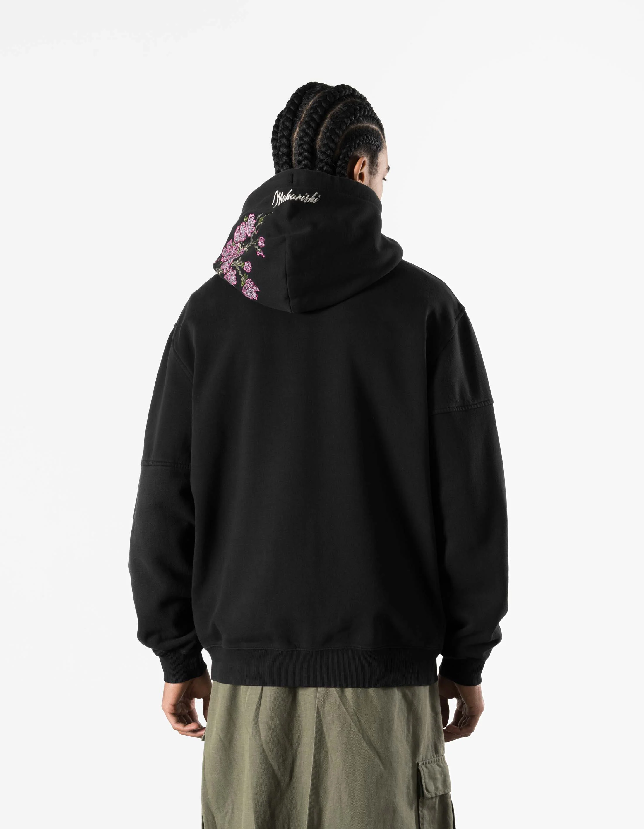 7362 Sakura Tugihagi Hooded Sweat Black - Image 7