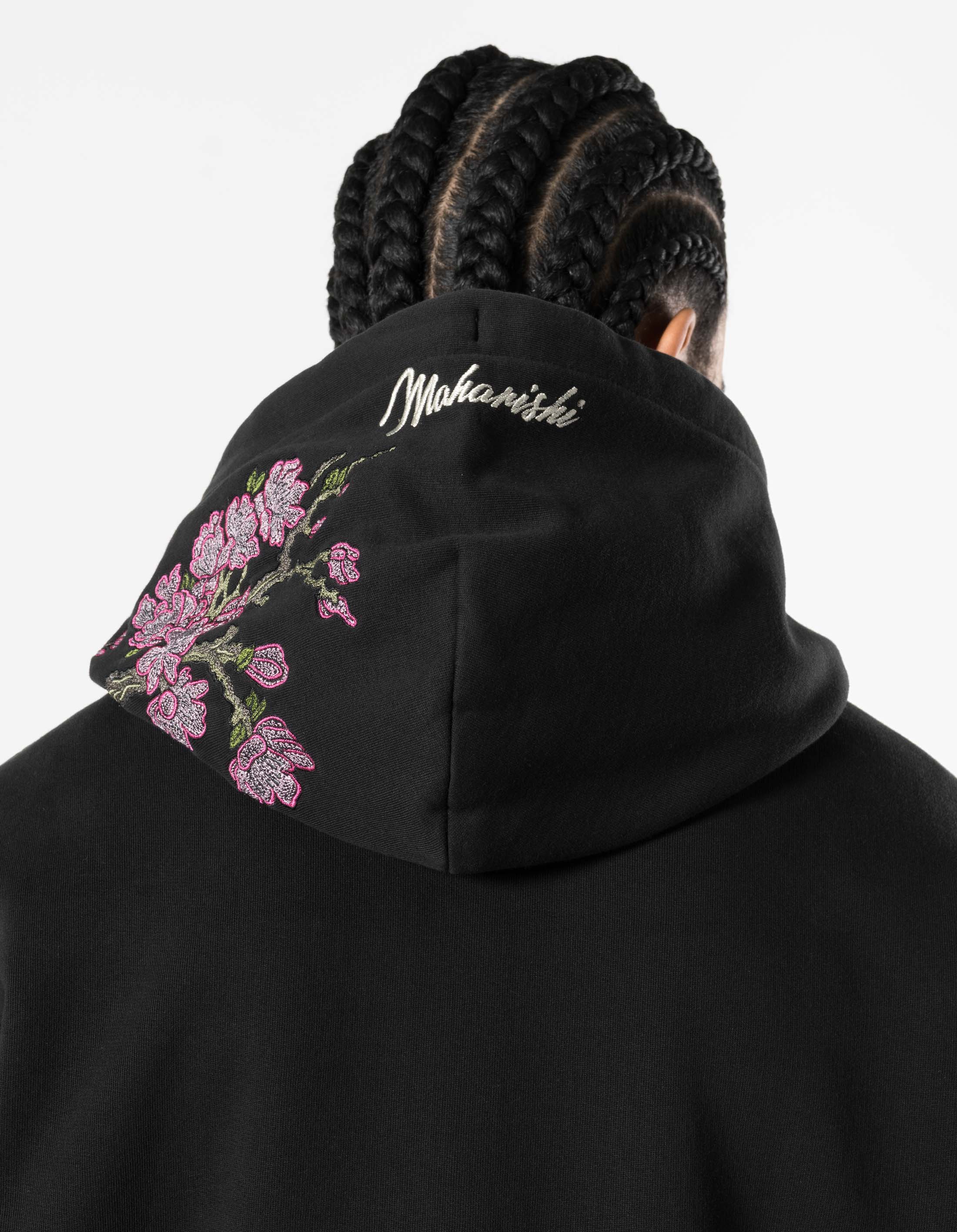 7362 Sakura Tugihagi Hooded Sweat Black - Image 8