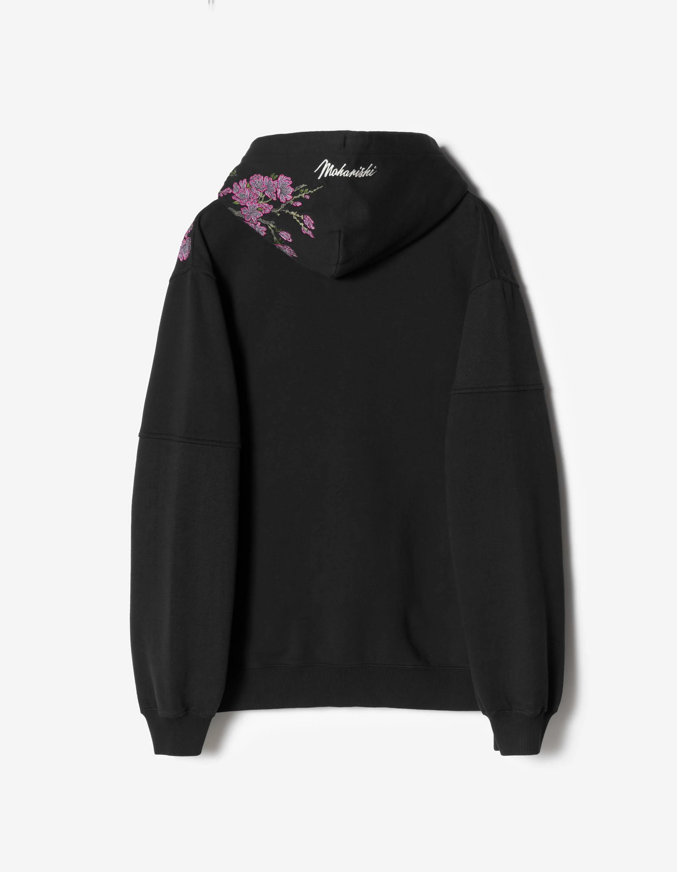 7362 Sakura Tugihagi Hooded Sweat Black - Image 9