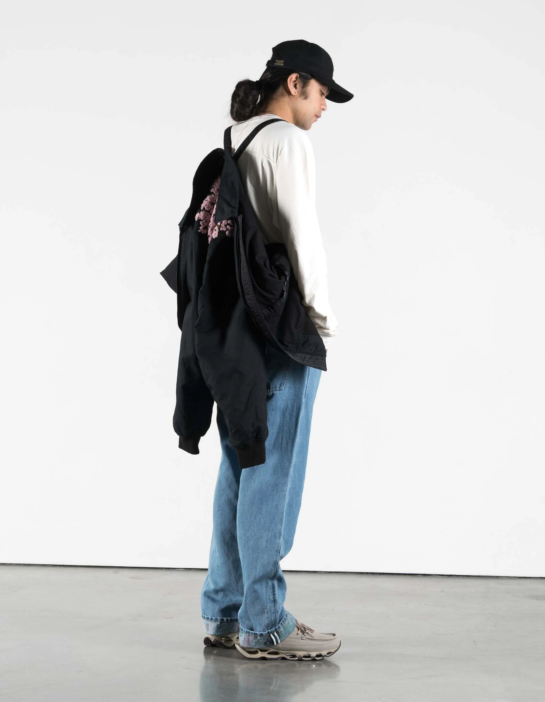 7363 Sakura MA-2 Flight Jacket Black - Image 3
