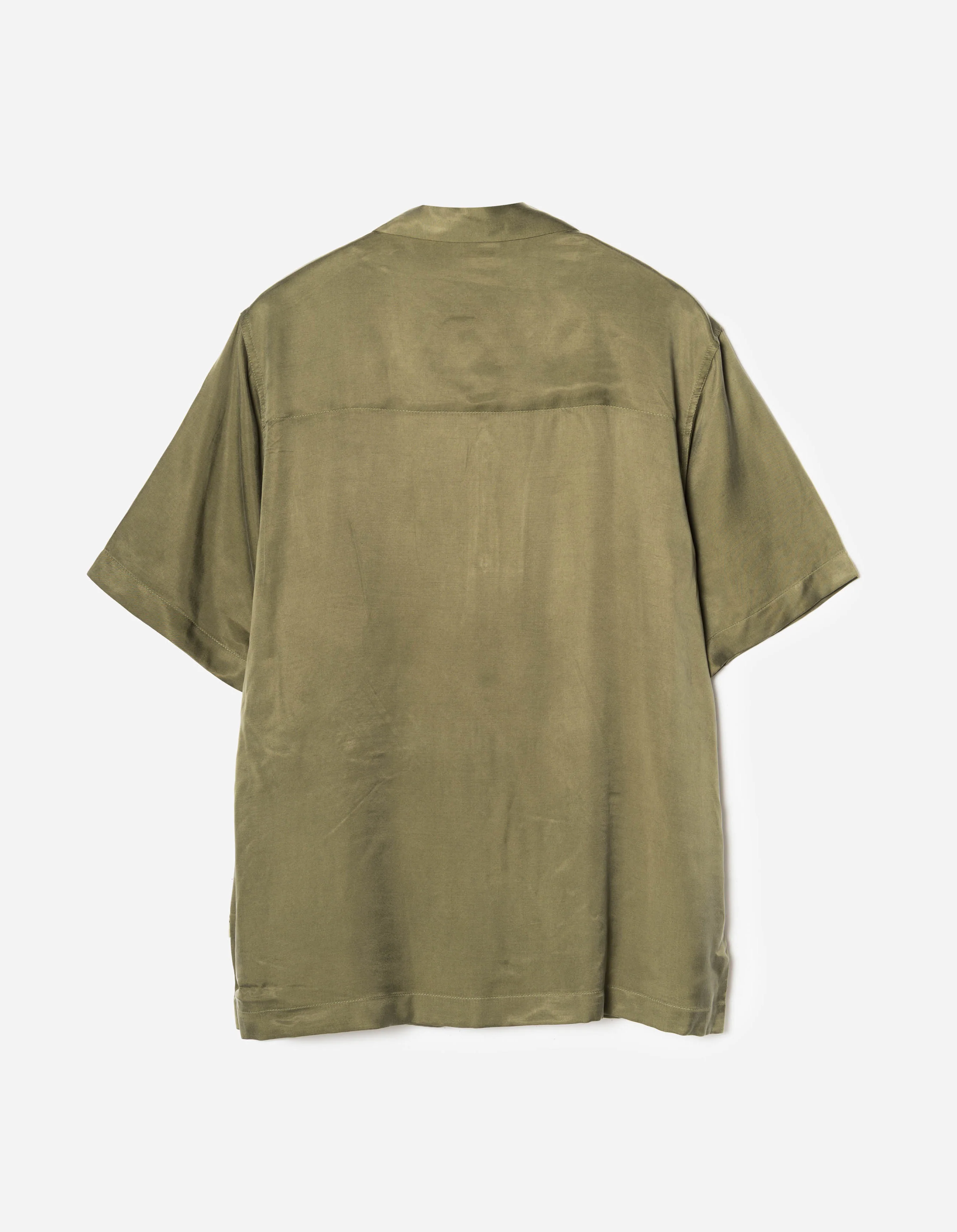 7364 Sakura Dragon Camp Collar Shirt Olive OG-107F - Image 6