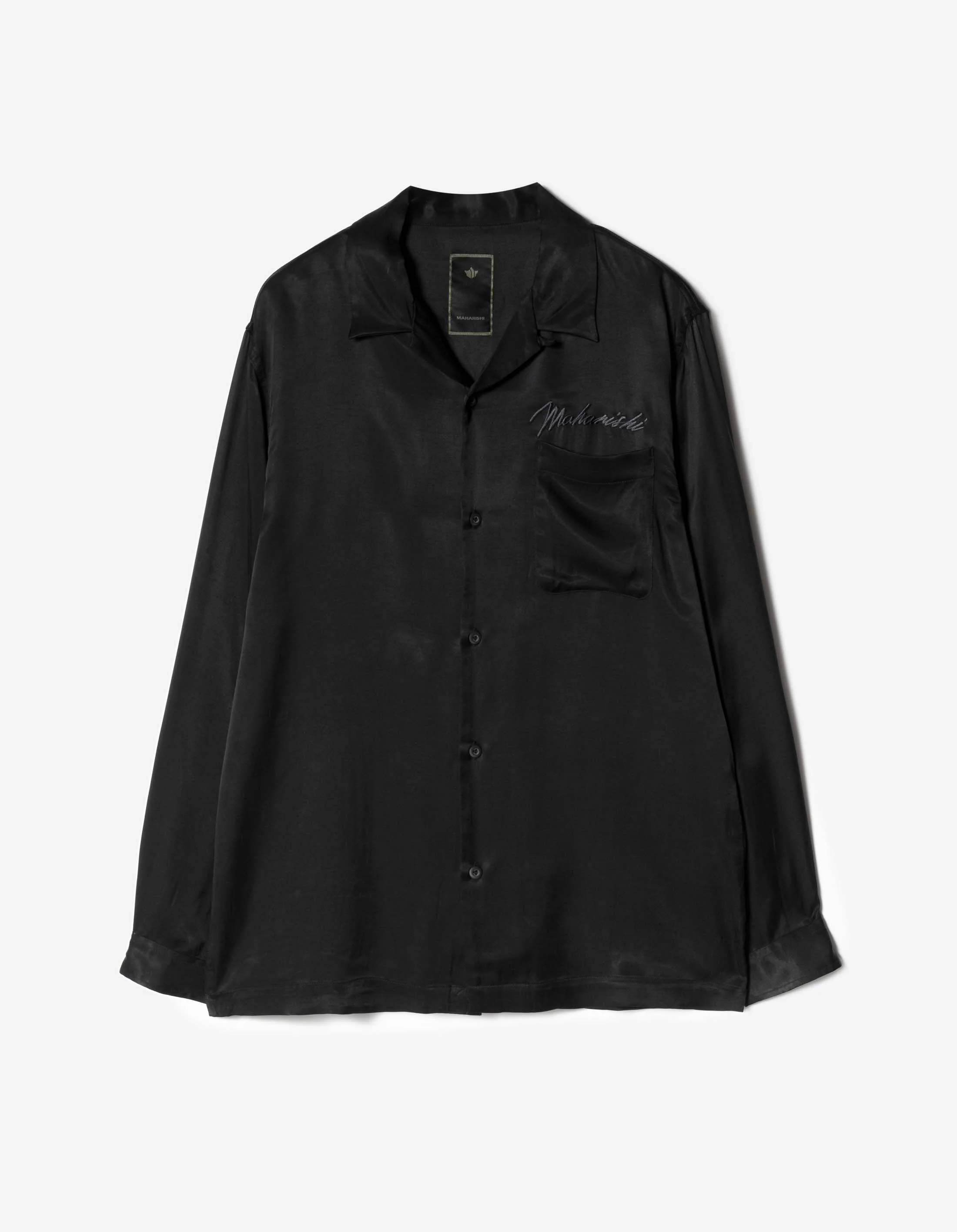 7365 Ascending Dragon Cupro Shirt Black - Image 8