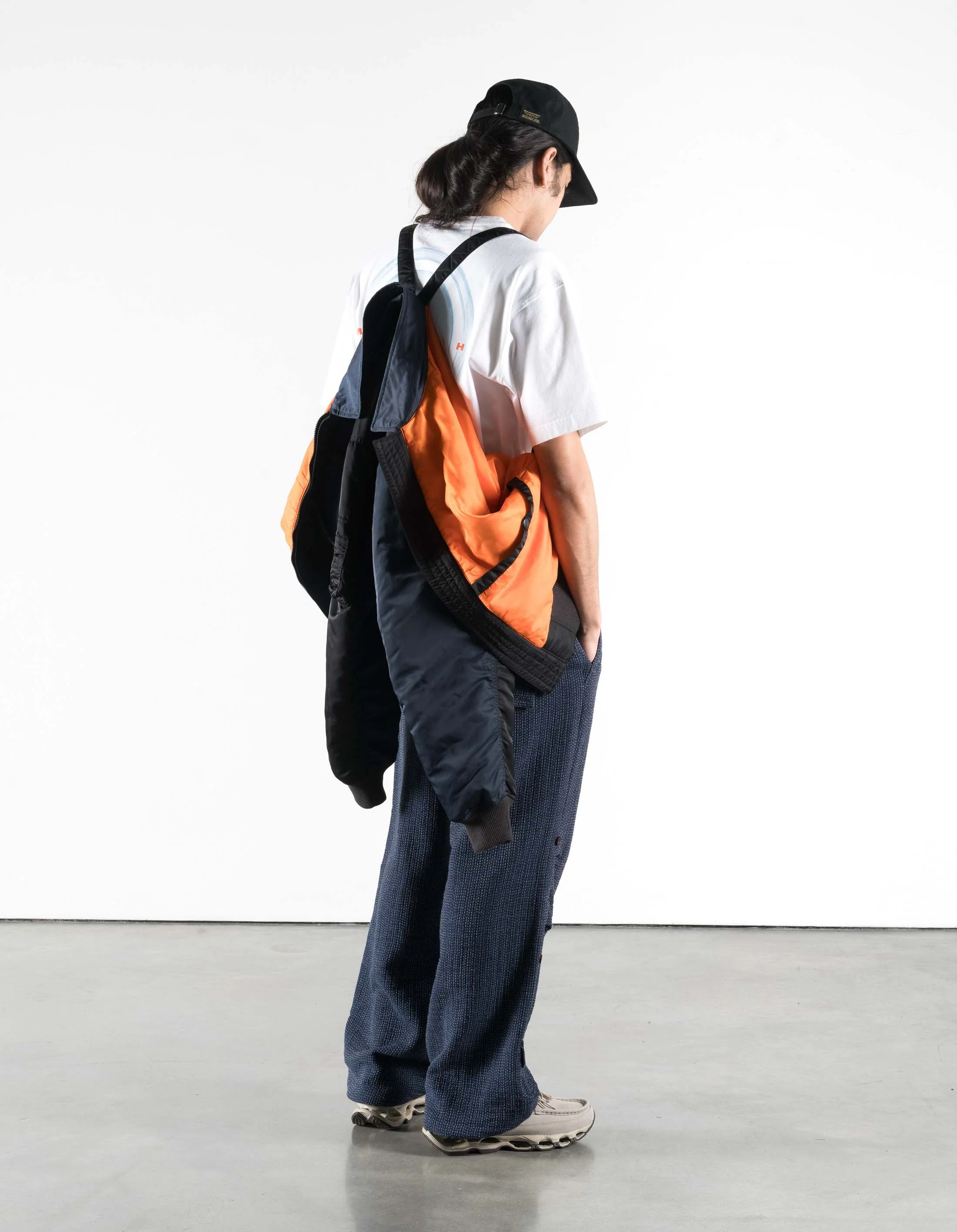 7367 Maha Peace Rally MA2 Jacket Midnight Navy/Black - Image 4