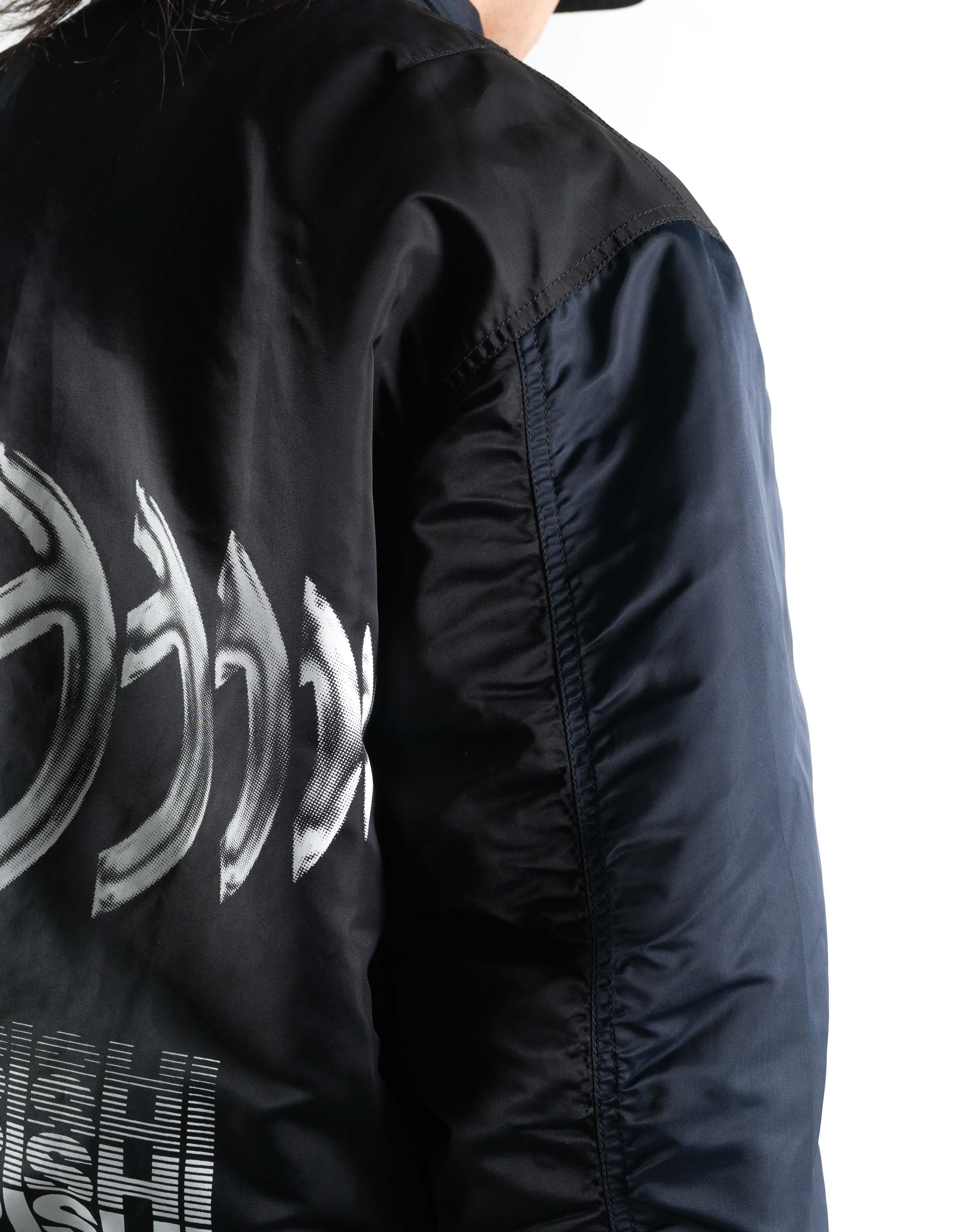 7367 Maha Peace Rally MA2 Jacket Midnight Navy/Black - Image 5