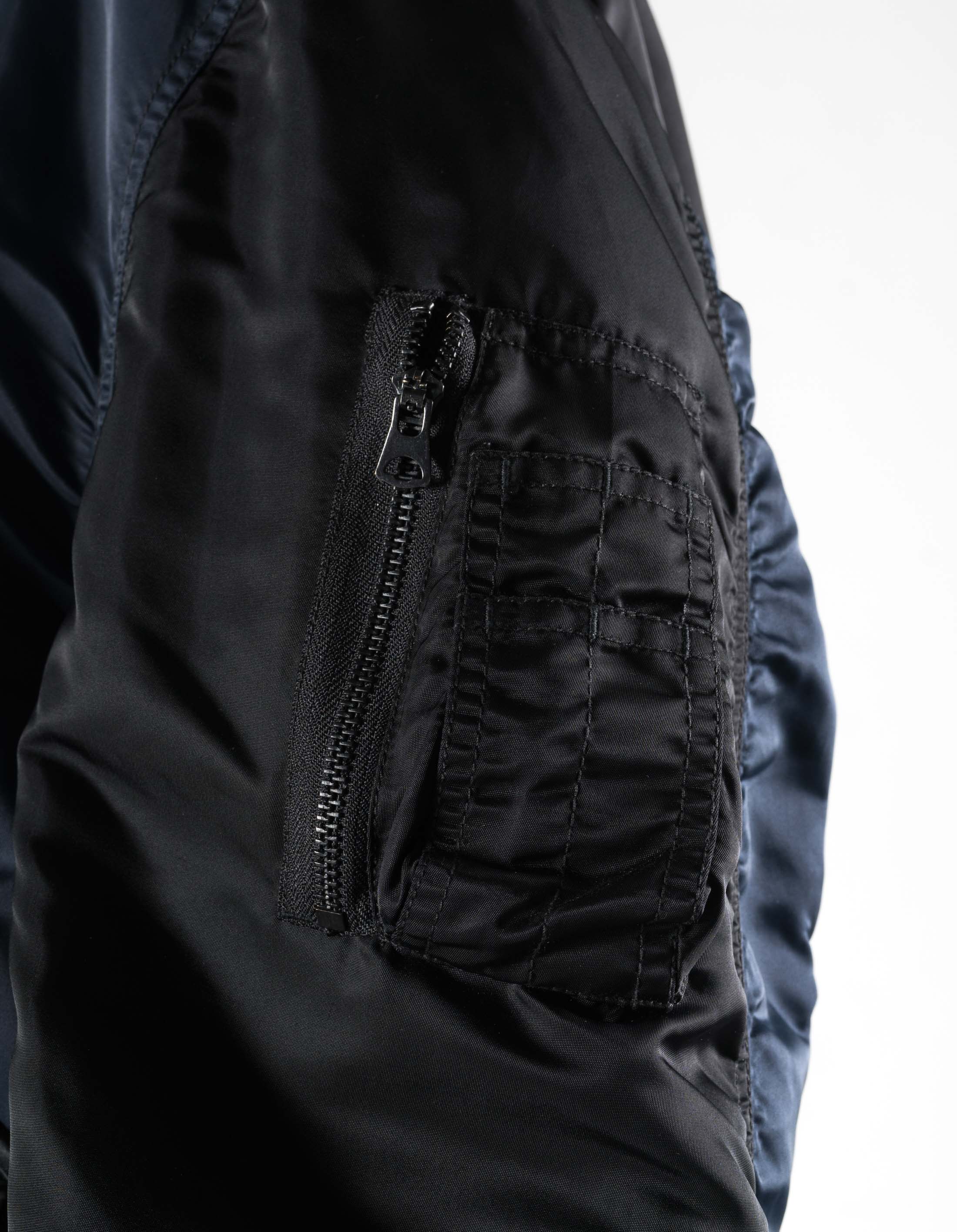 7367 Maha Peace Rally MA2 Jacket Midnight Navy/Black - Image 8