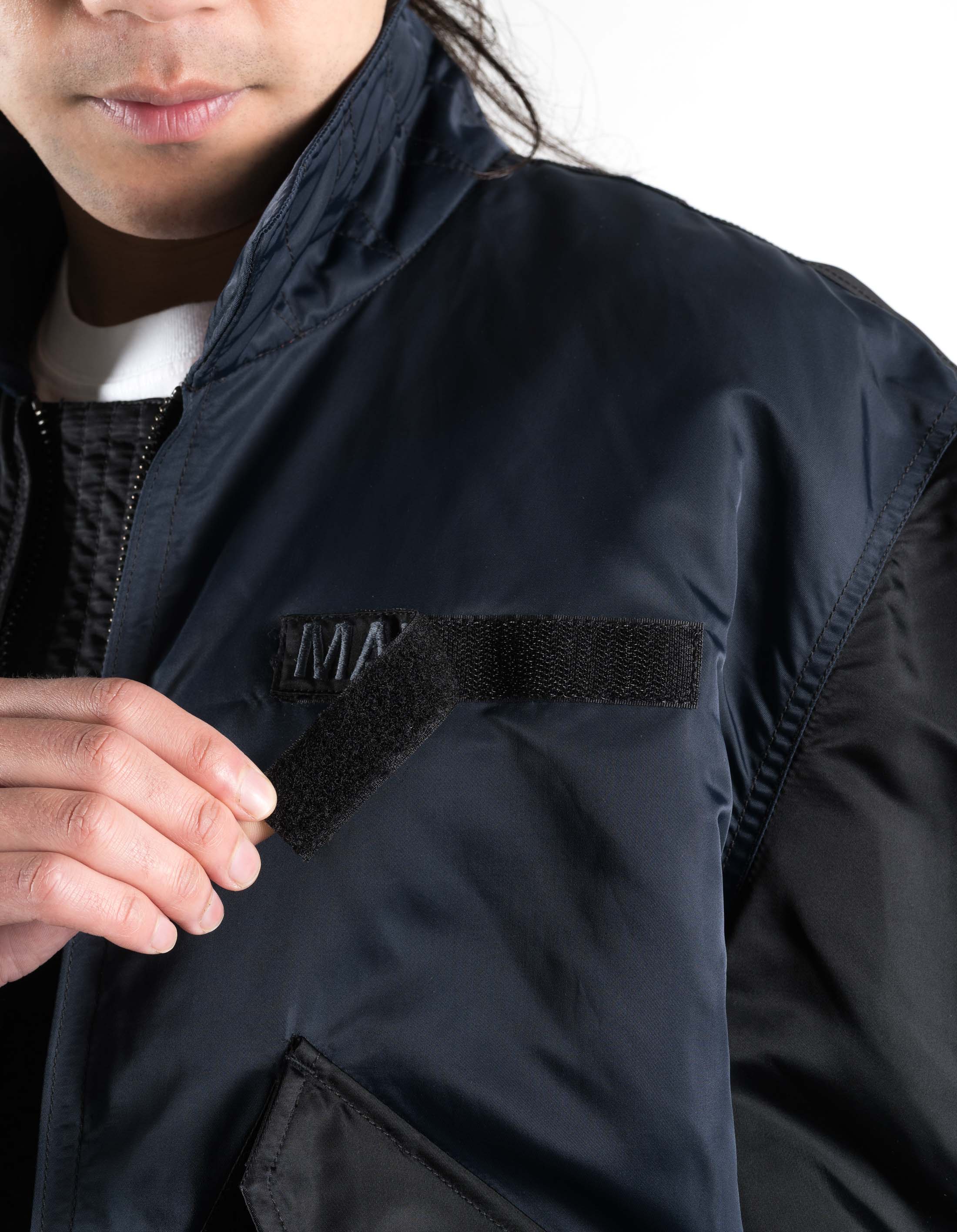 7367 Maha Peace Rally MA2 Jacket Midnight Navy/Black - Image 9