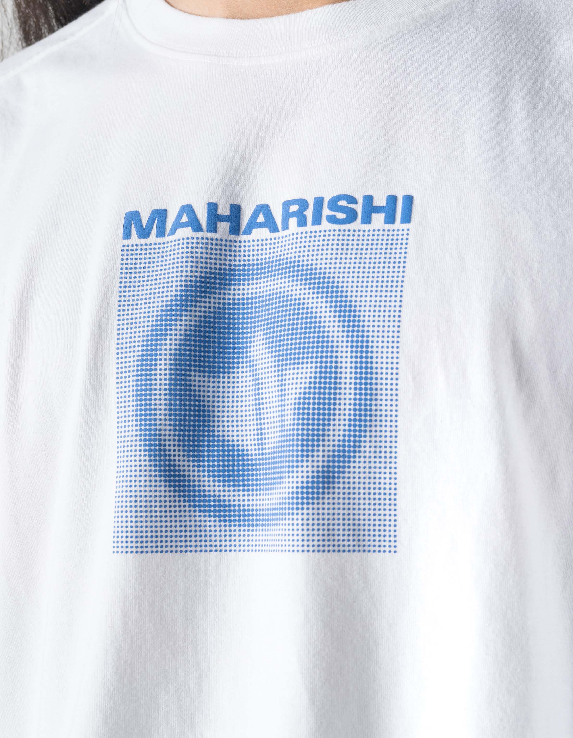 7370 Dot Temple S/S T-Shirt White - Image 5