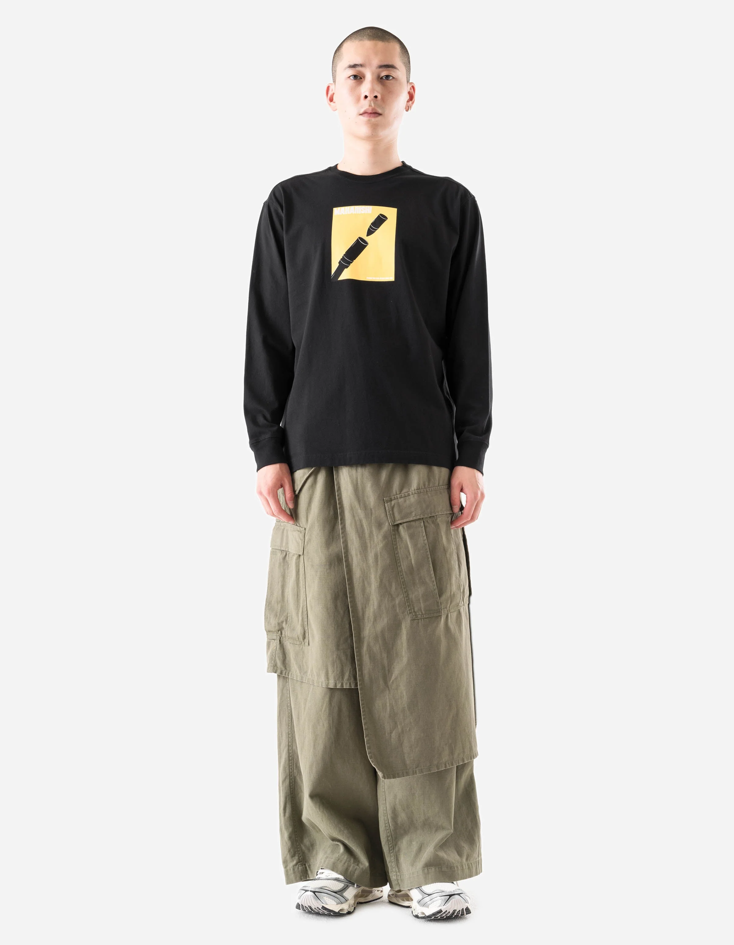 7371 Pacifist L/S T-Shirt Black - Image 4