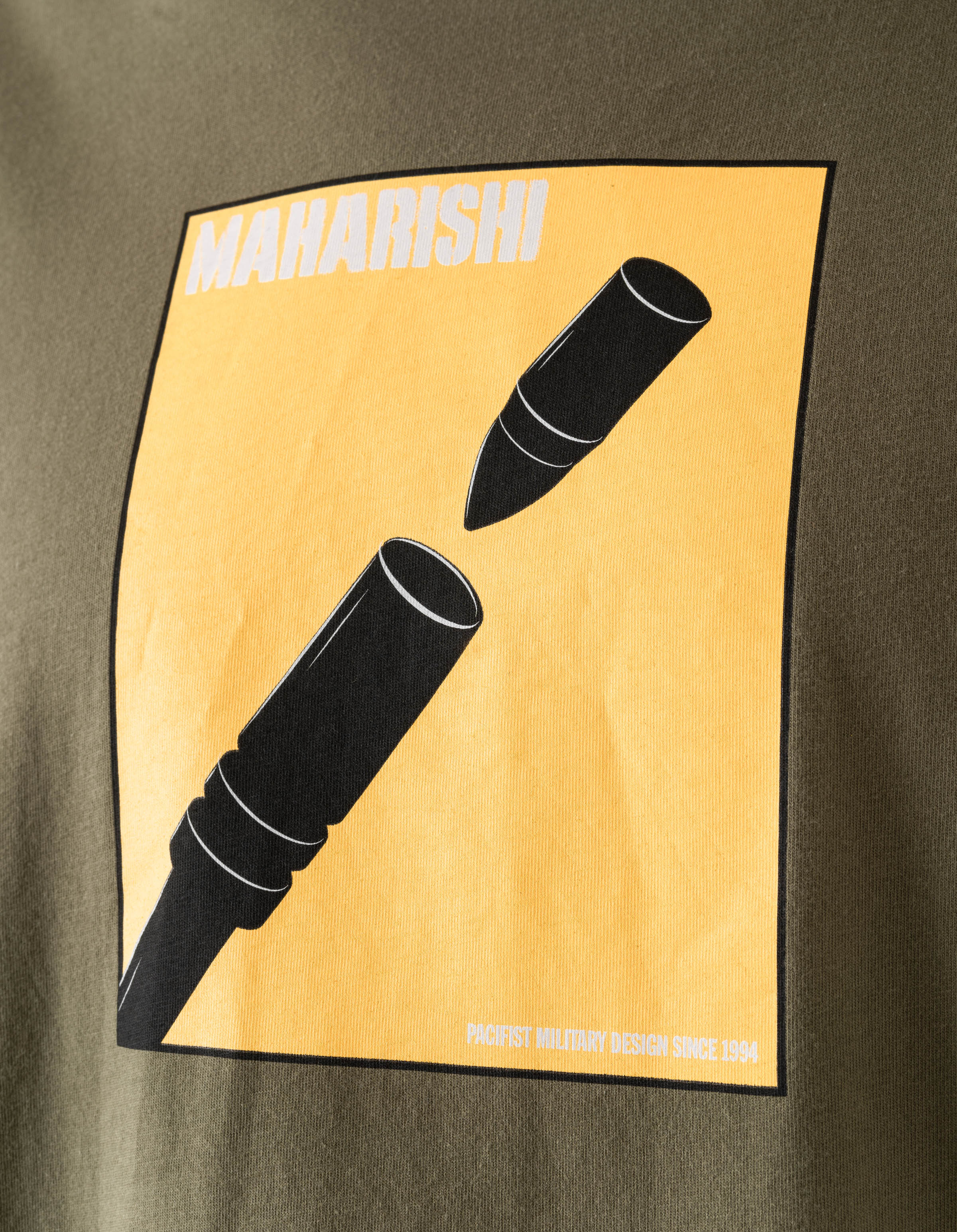 7371 Pacifist L/S T-Shirt Olive OG-107F - Image 3