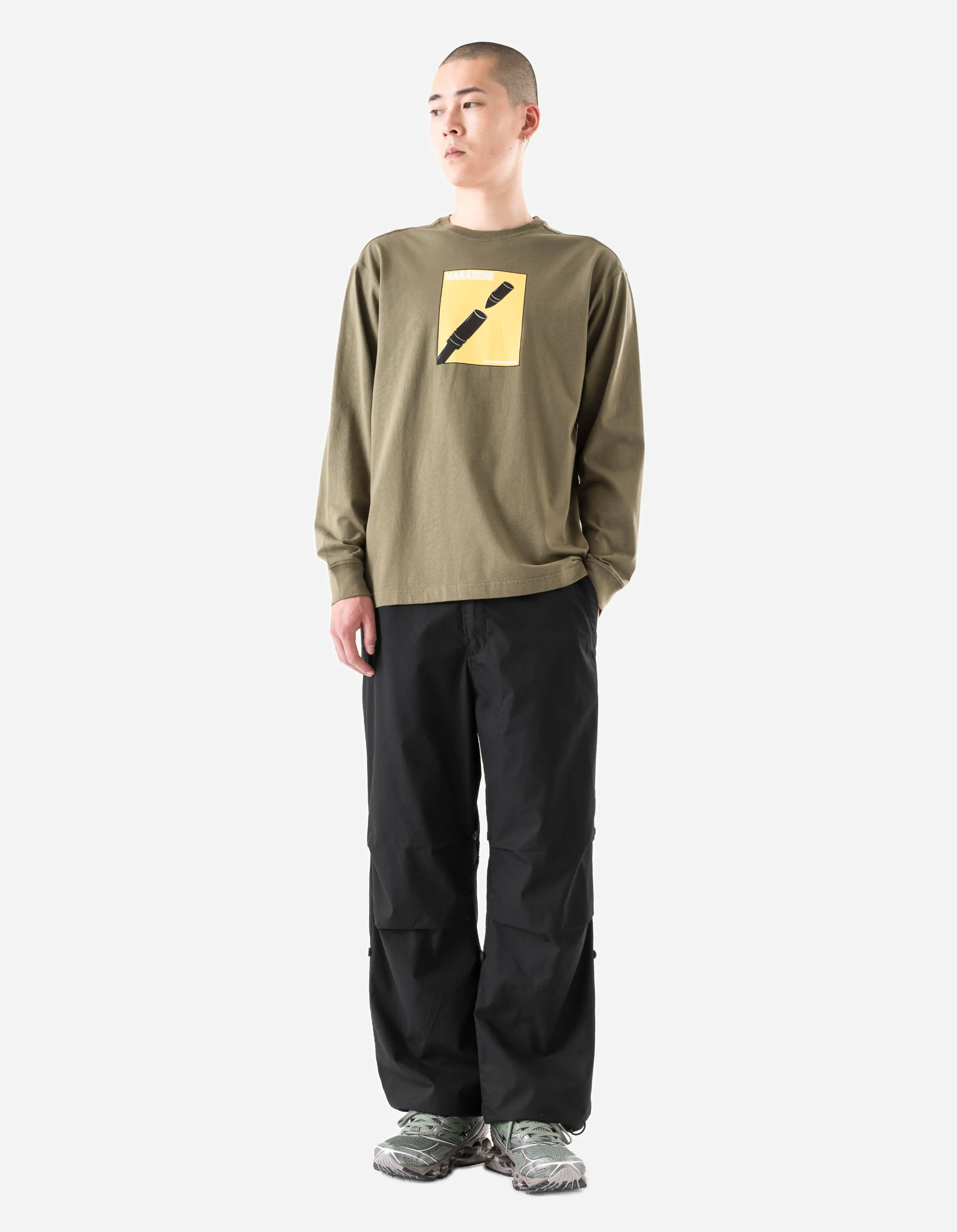 7371 Pacifist L/S T-Shirt Olive OG-107F - Image 4