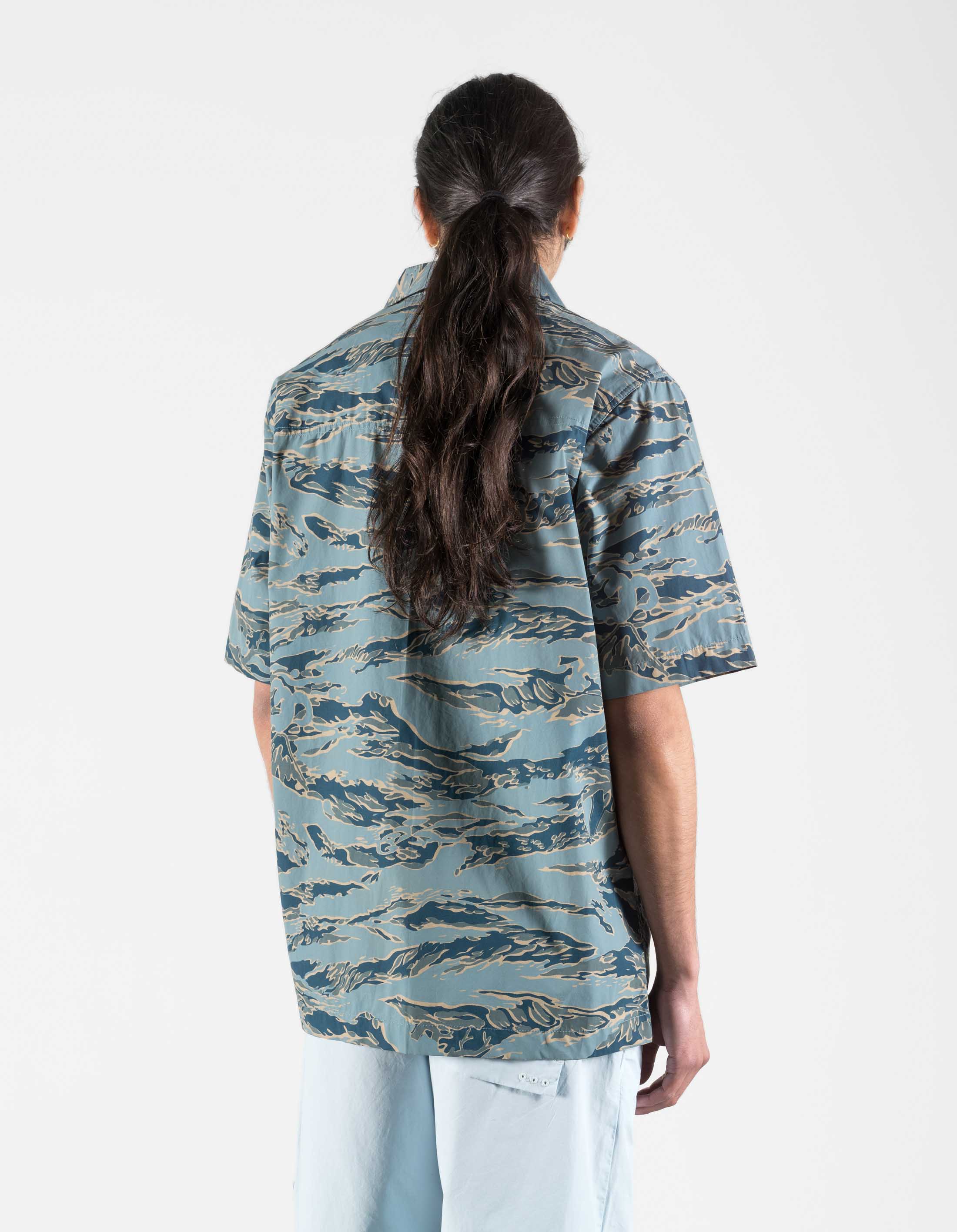 7375 Tigerstripe Camp Collar Shirt Urban - Image 4