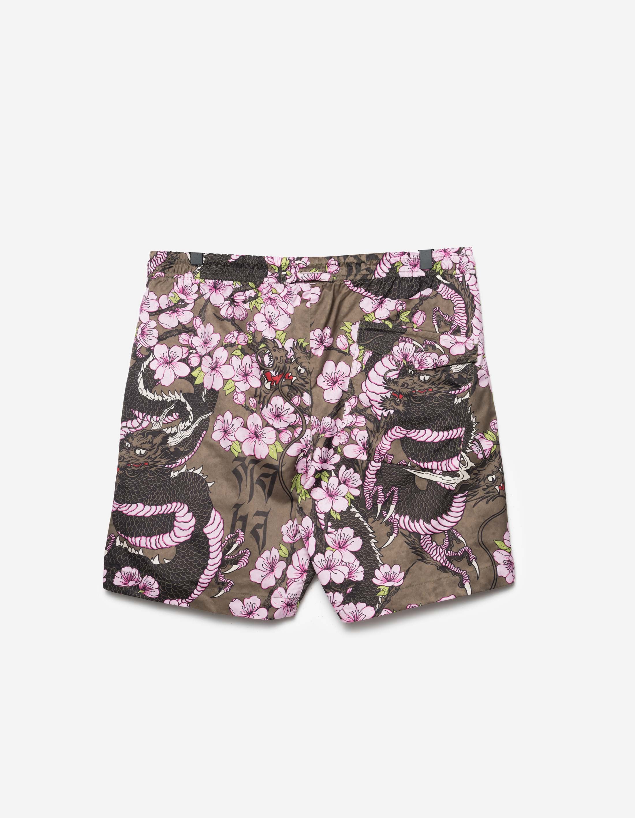 7379 Sakura Serenity Swim Shorts Olive - Image 8