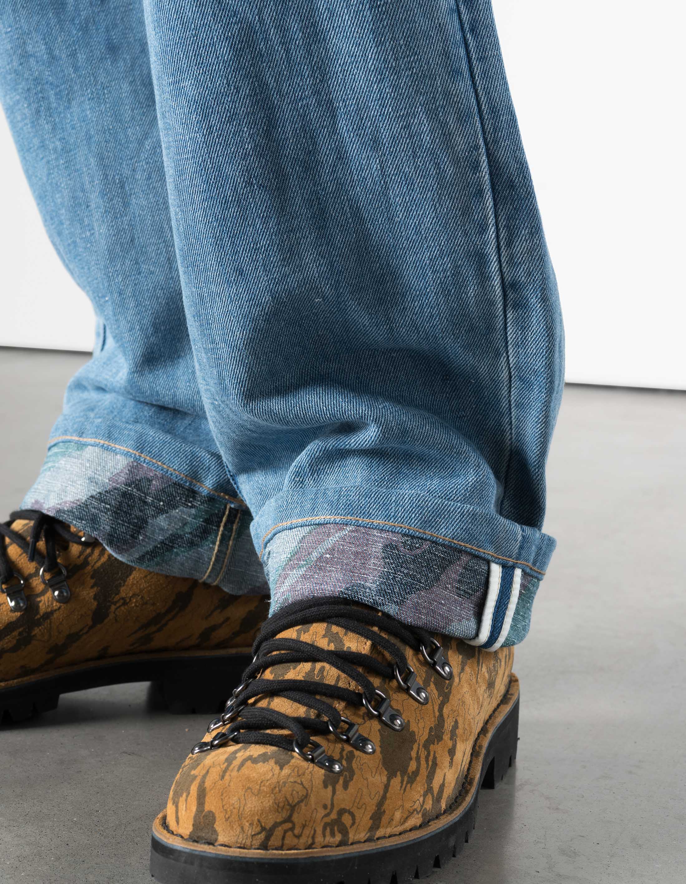 7383 Rising Dragon Hemp Jeans Washed Indigo - Image 8