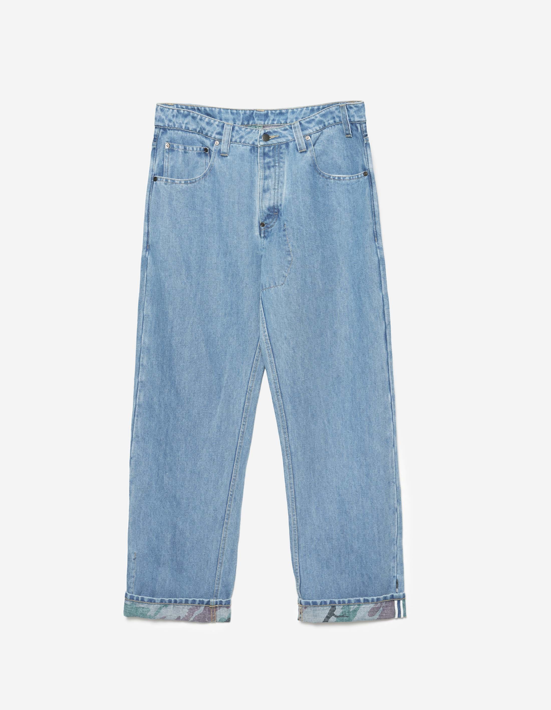 7383 Rising Dragon Hemp Jeans Washed Indigo - Image 9