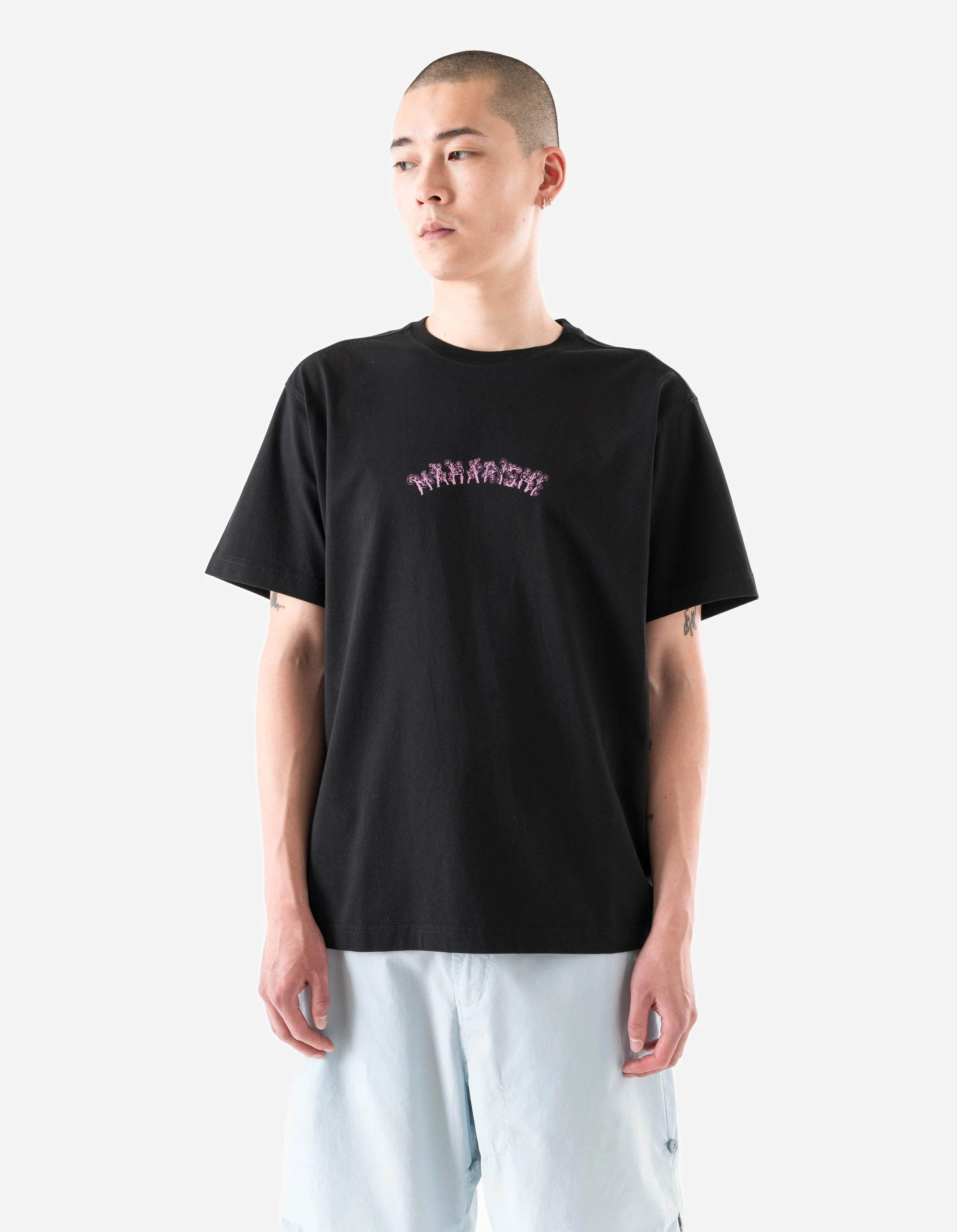 7391 Sakura S/S T-Shirt Black - Image 3
