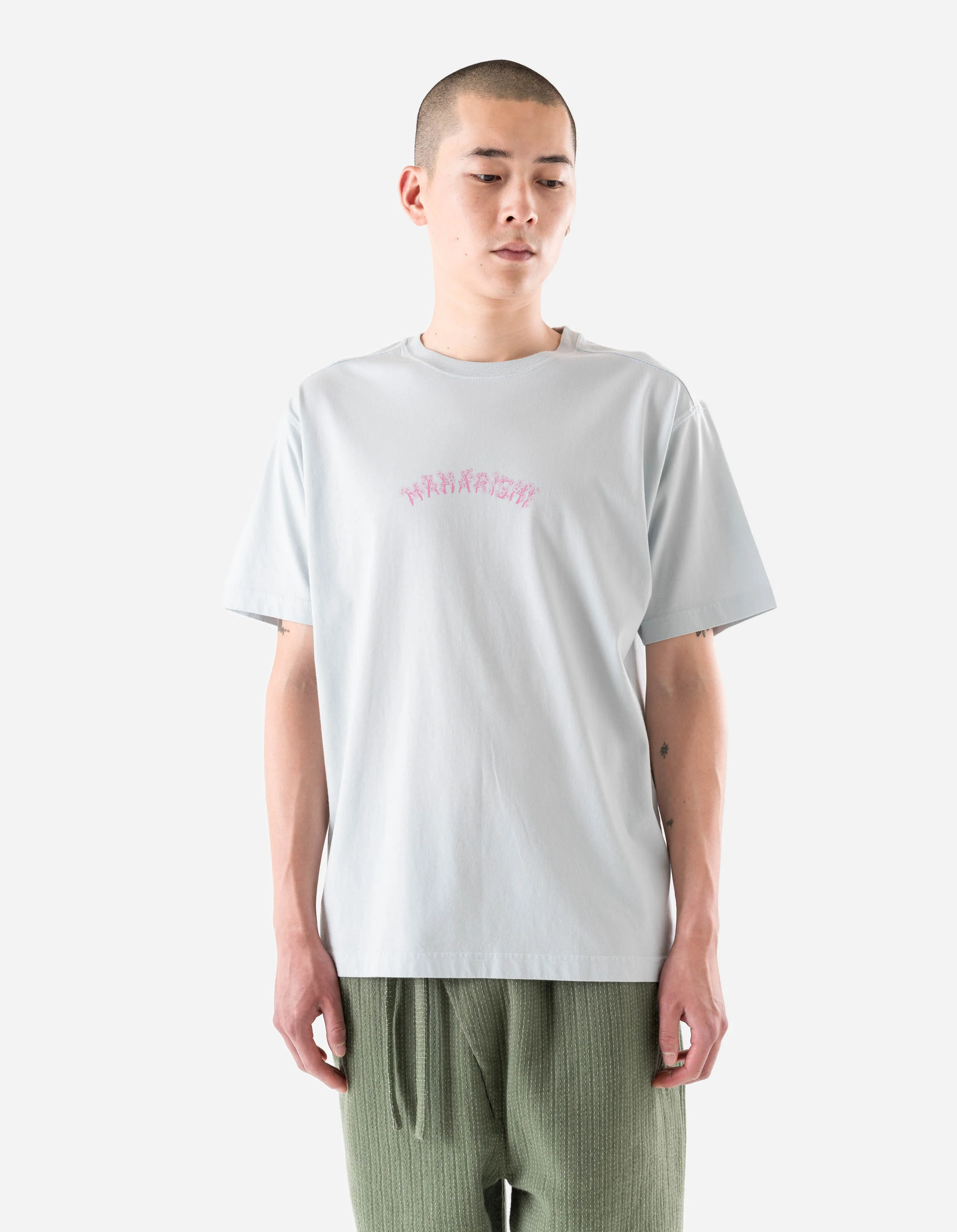 7391 Sakura S/S T-Shirt Ice Blue - Image 5