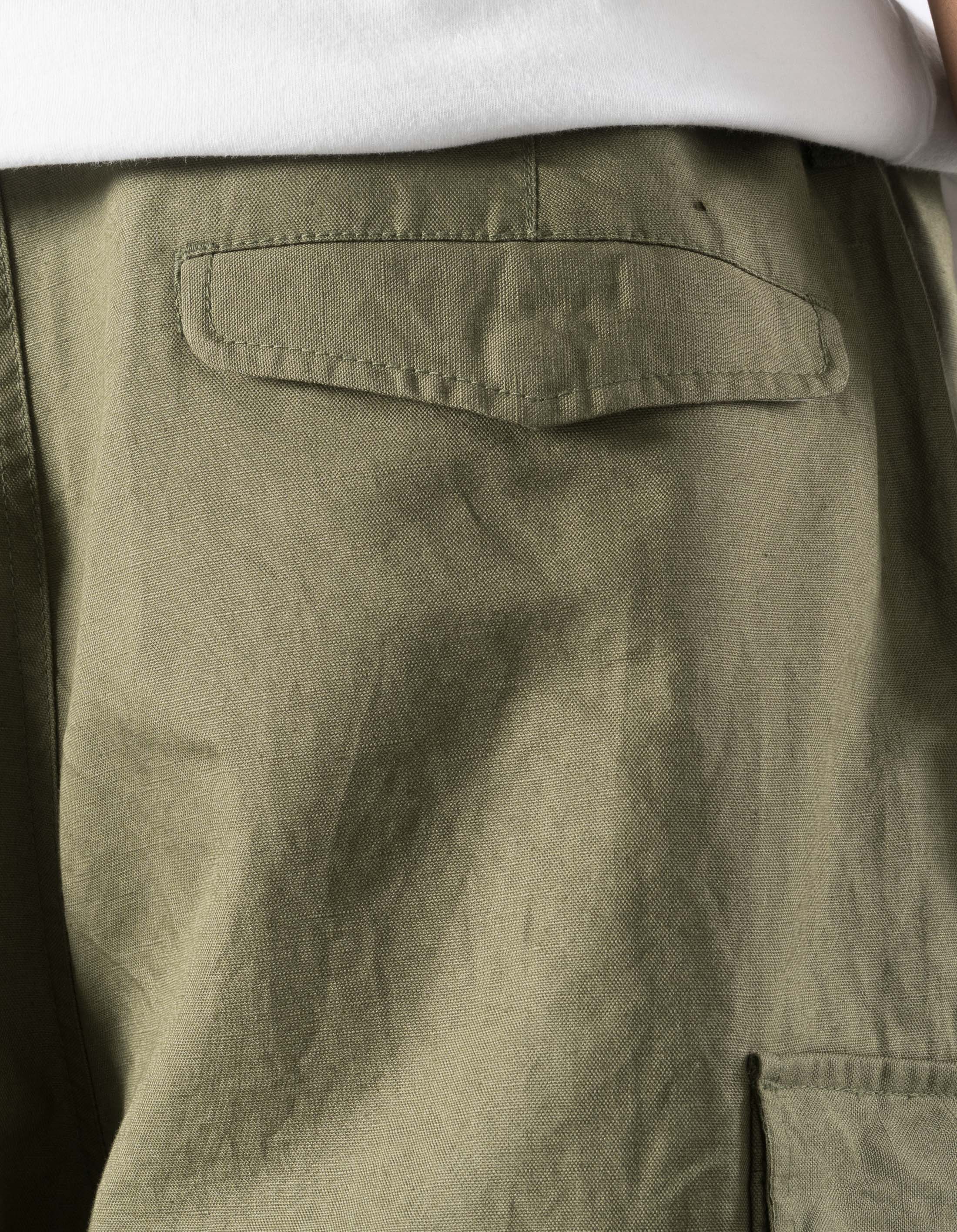 7400 Hemp M65 Cargo Pants Olive OG-107F - Image 8