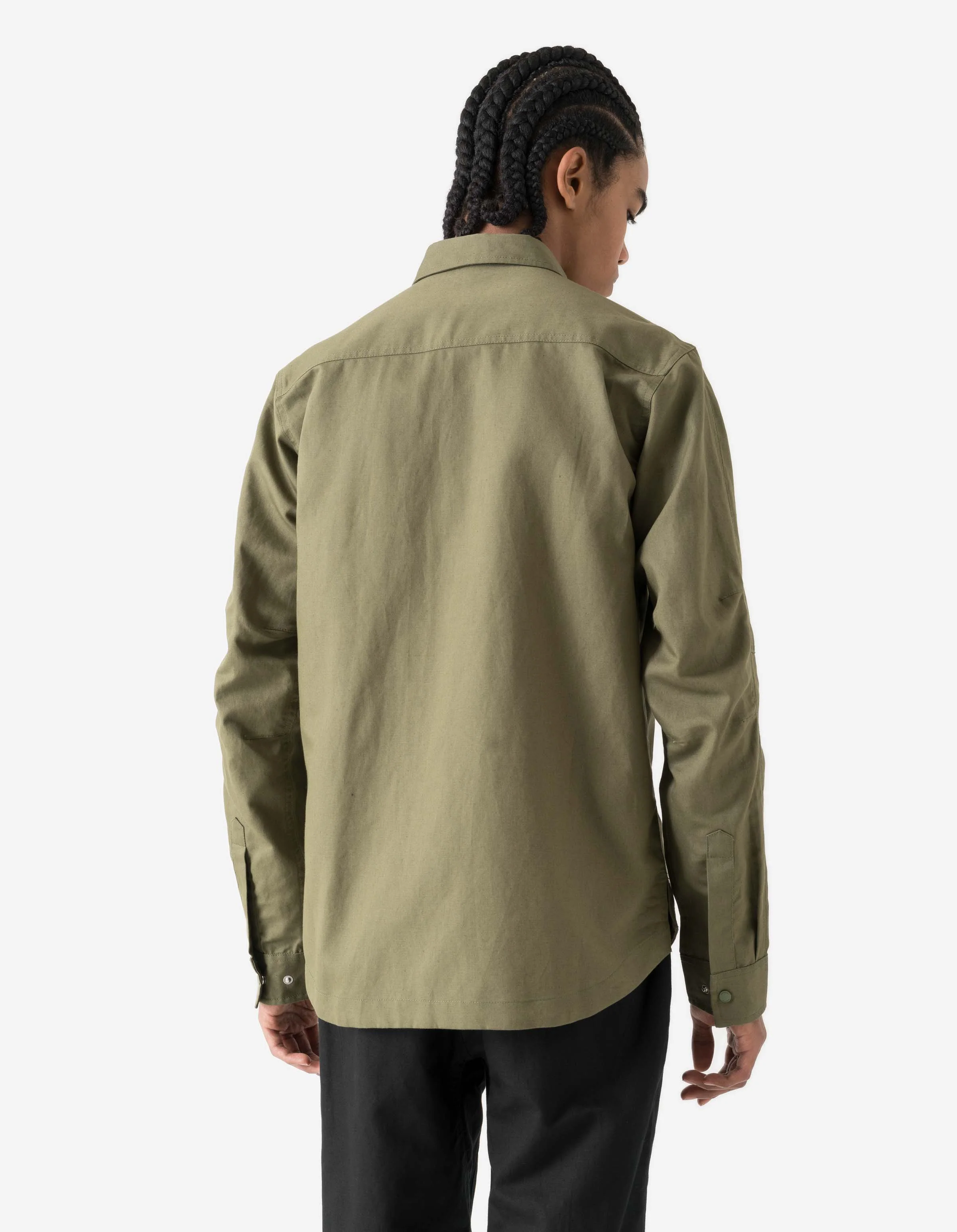 7402 WR Hemp Custom Shirt Olive OG-107F - Image 4