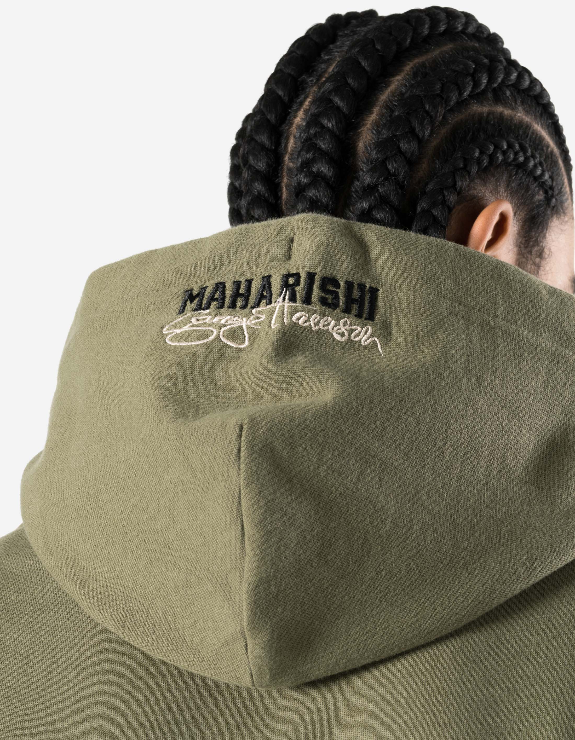 7461 All Things Must Pass Hooded Sweat Olive - Image 5