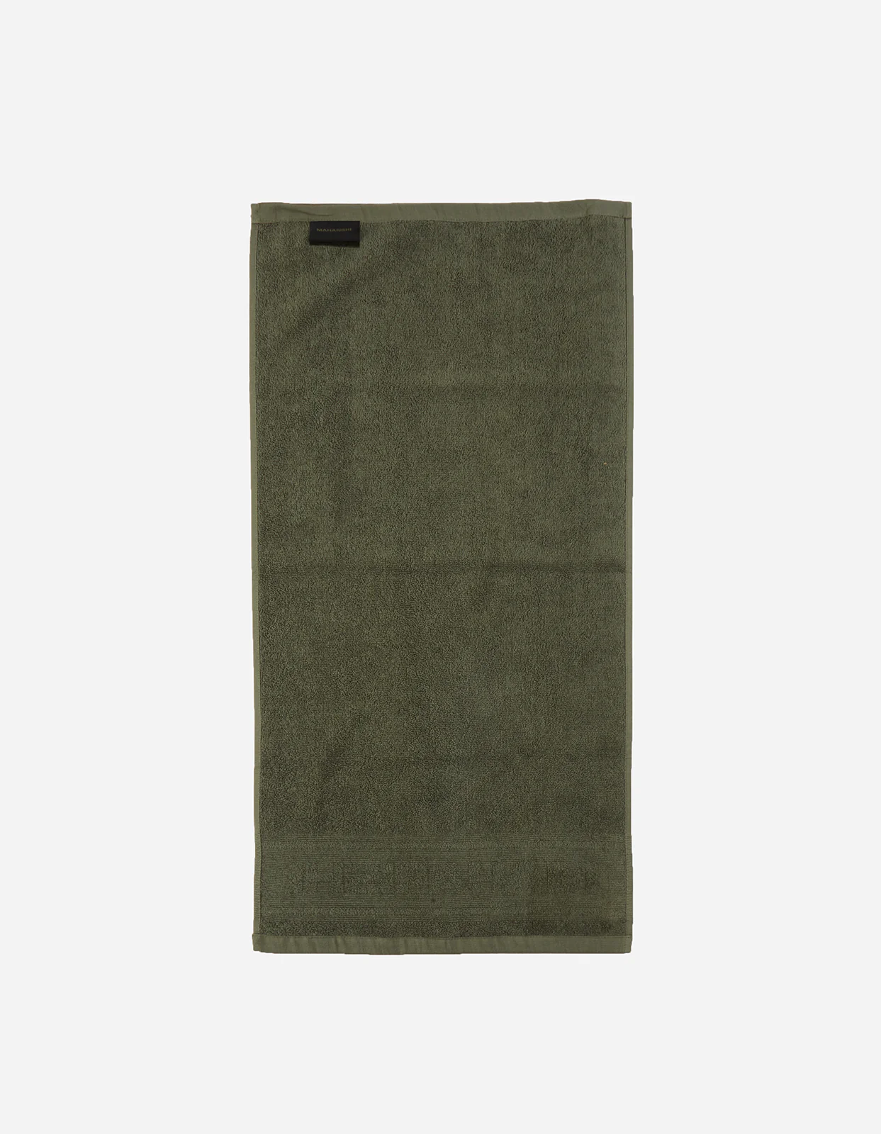 9369 Towel 40 x 80cm · Organic Cotton Olive - Image 4