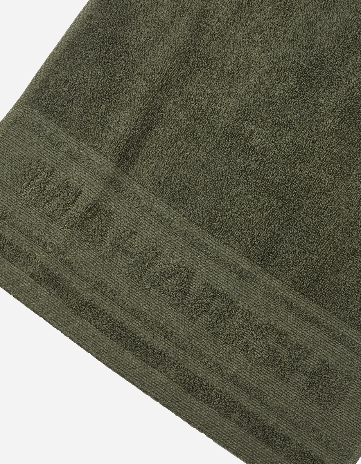 9369 Towel 40 x 80cm · Organic Cotton Olive - Image 5